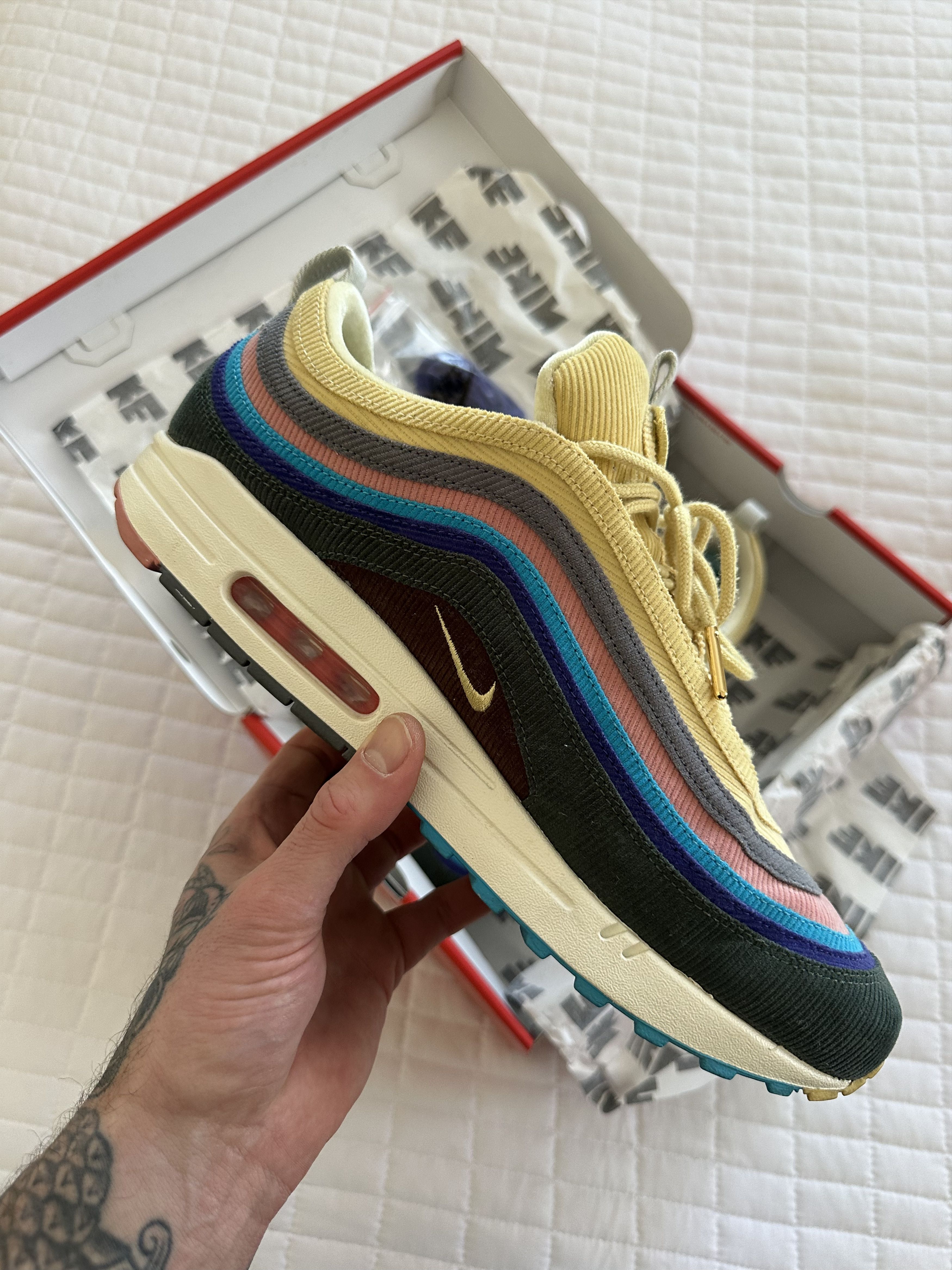 Nike Sean Wotherspoon NIKE AIR MAX 97 Size 11.5 with Box Laces Size US 11.5 / EU 44-45 - 9 Thumbnail