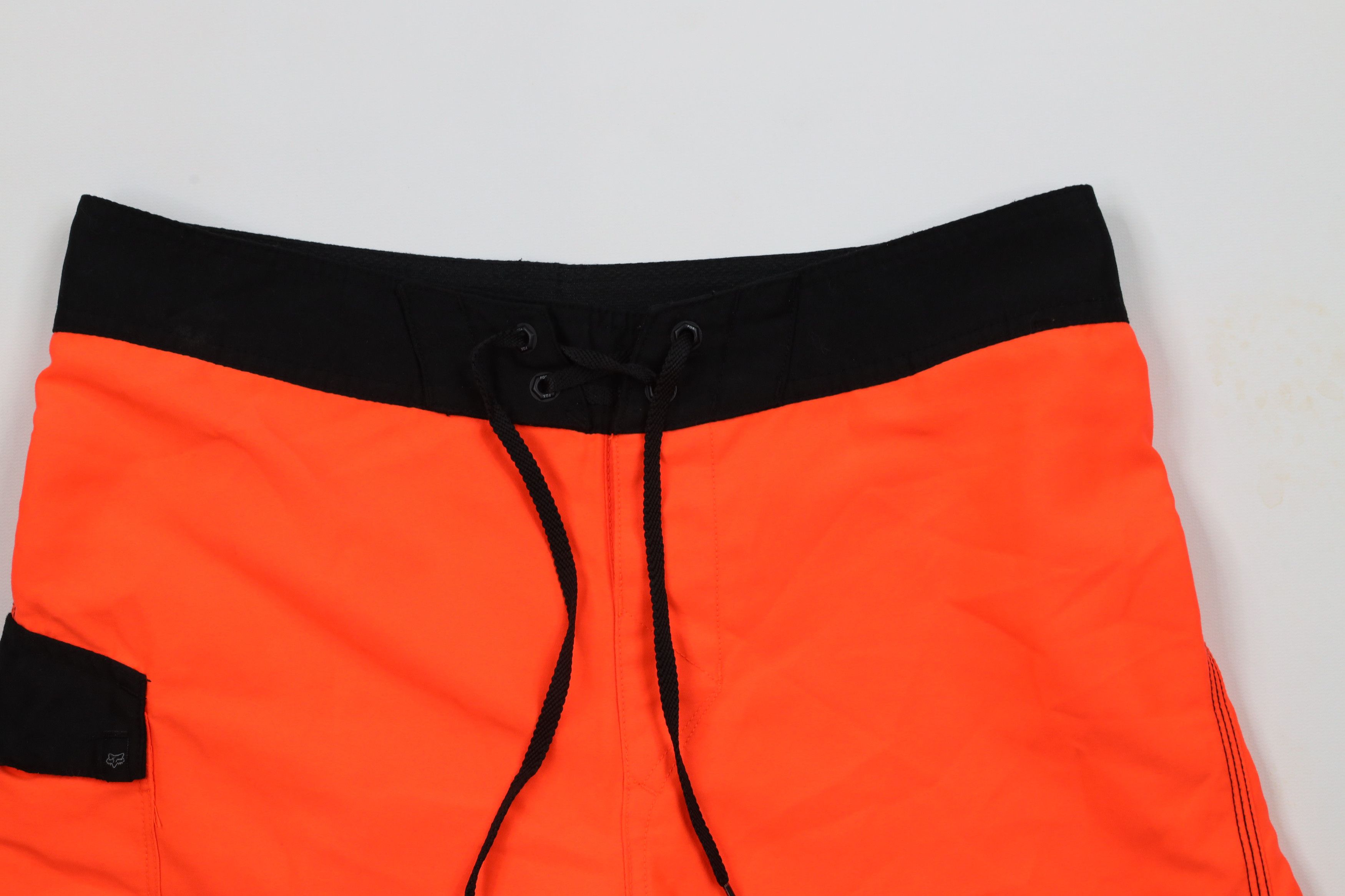 Fox Racing × Vintage Vintage Fox Racing Big Logo Swim Board Shorts Blaze Orange Size US 30 / EU 46 - 3 Thumbnail