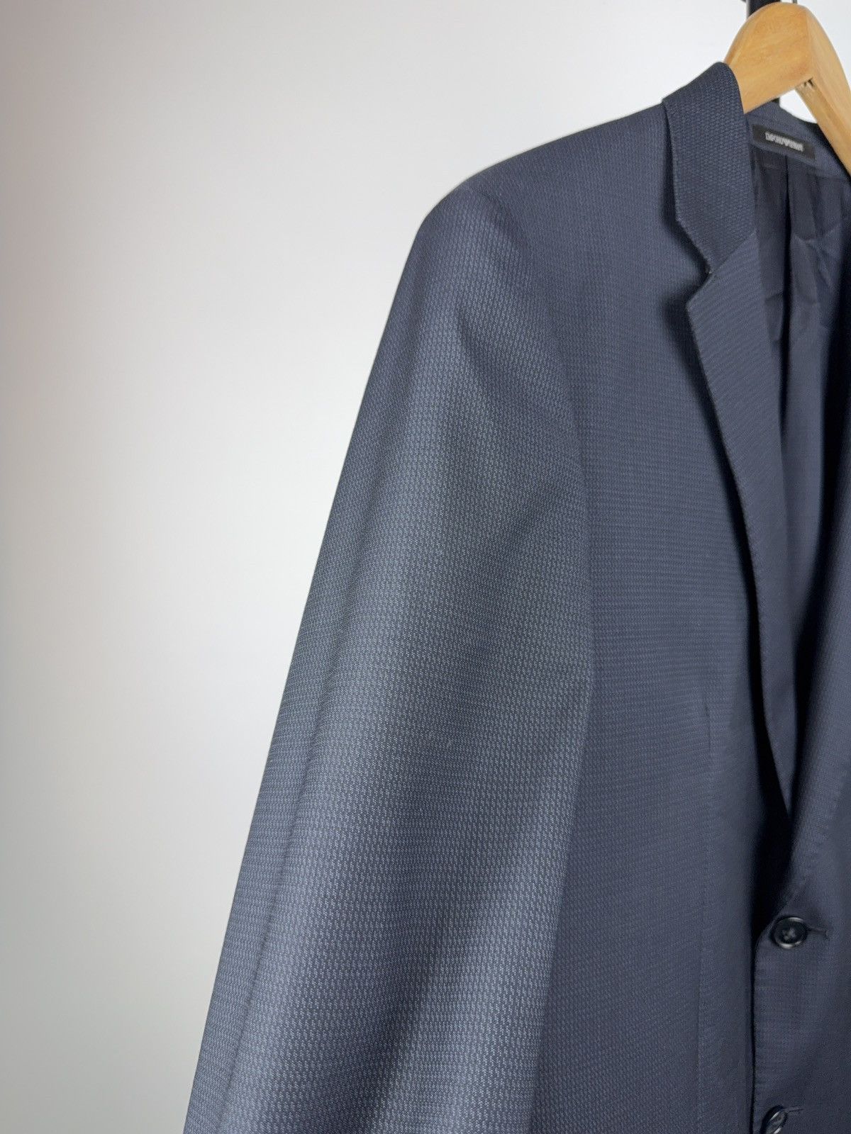 Emporio Armani Luxury 00s Emporio Armani G Line Classic Navy Blazer Size 44R - 4 Thumbnail