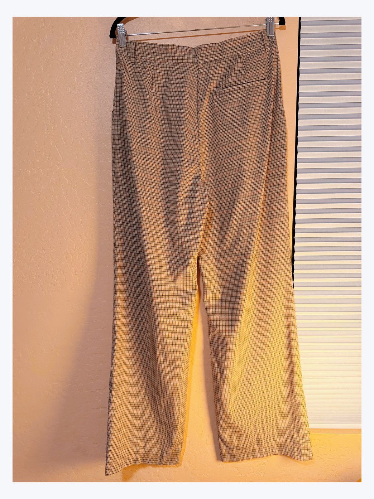 Zara ZARA Plaid Wide-Leg Trousers – Size L – Tailored Vintage Size 30" / US 8 / IT 44 - 4 Thumbnail