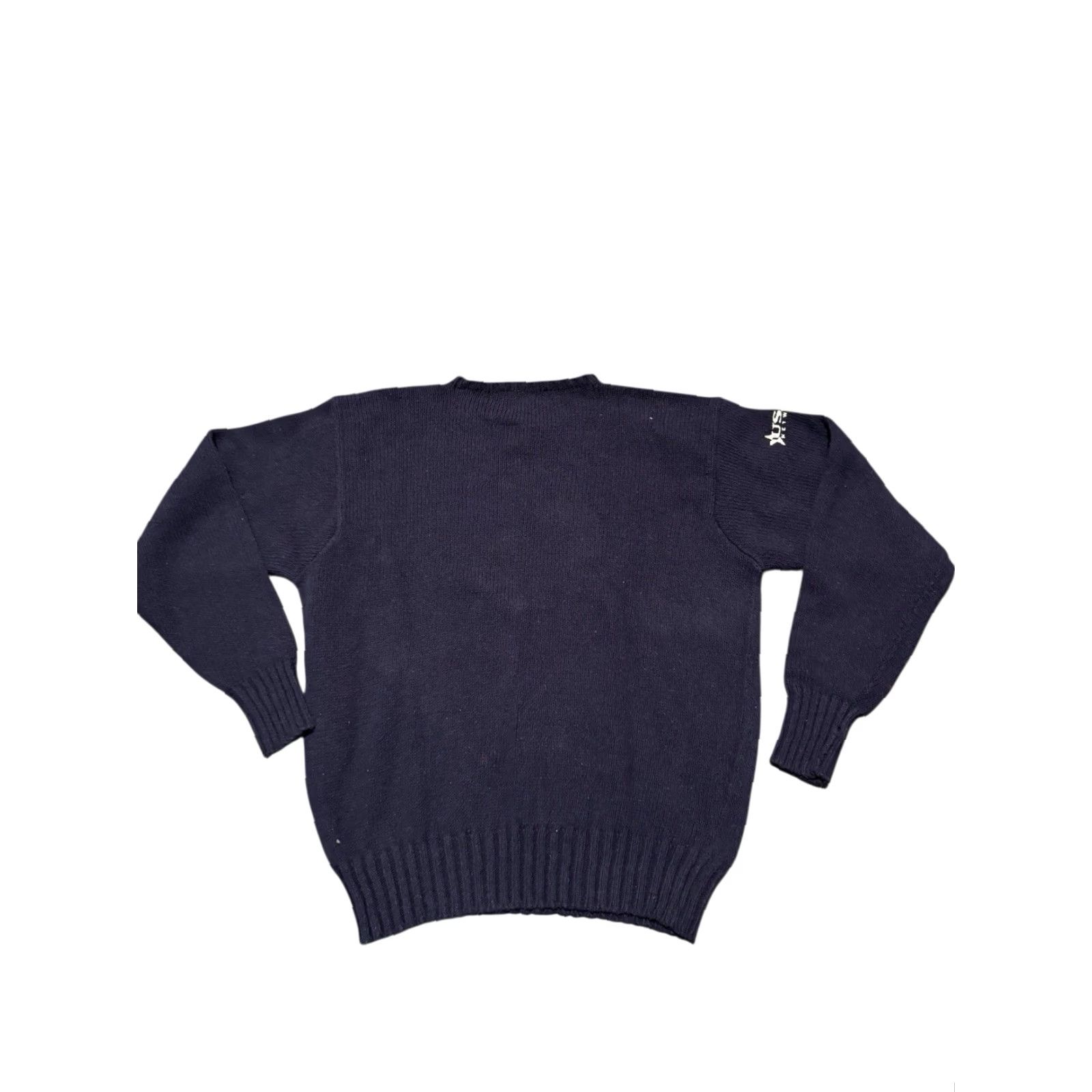 Polo Ralph Lauren VINTAGE Polo Ralph Lauren Sweater メンズ XL Navy USA Network Embroidered Logo Crew Neck Long Sleeve Cotton Pullover Classic Size US XL / EU 56 / 4 - 7 Thumbnail