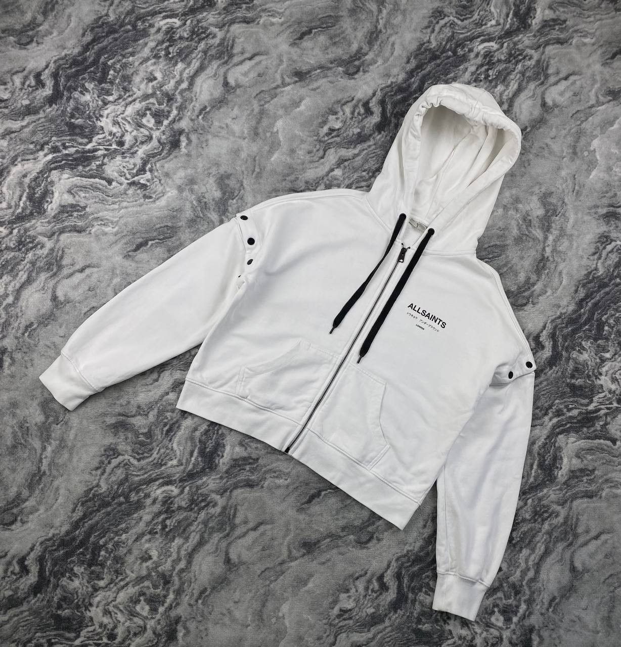 Allsaints AllSaints Amphia 2 In 1 Underground Hoodie Women Men Size S Size S / US 4 / IT 40 - 2 Thumbnail