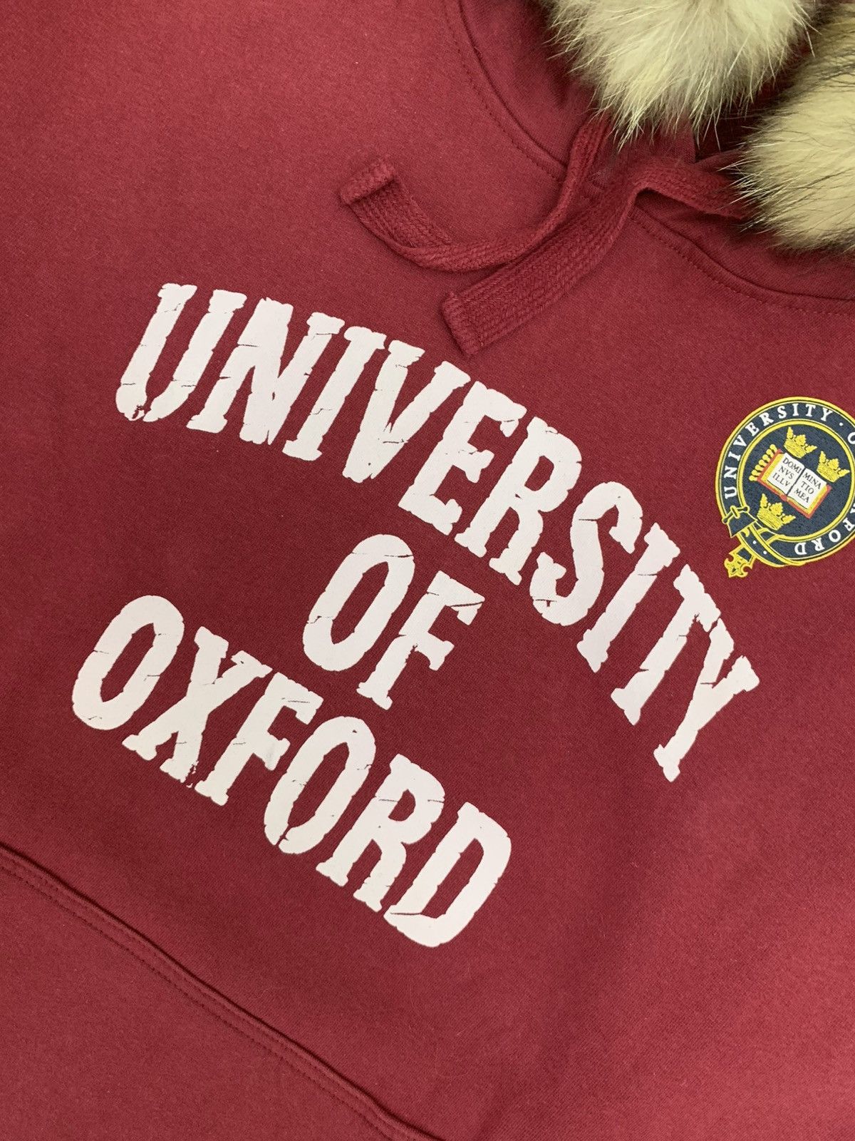 Japanese Brand OXFORD UNIVERSITY FAUX FUR HOODIE IFSIXWASNINE LGB STYLE Size US M / EU 48-50 / 2 - 6 Thumbnail