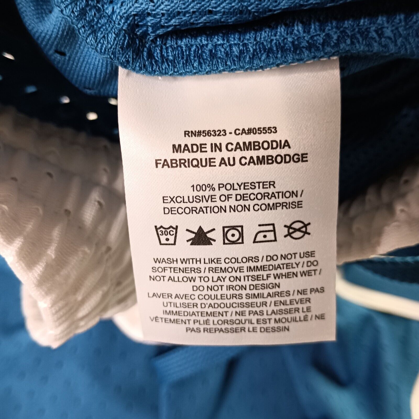 Nike Nike Air Jordan Dri-FIT Sport Mesh Shorts Blue White Mens XL Size US 34 / EU 50 - 5 Thumbnail