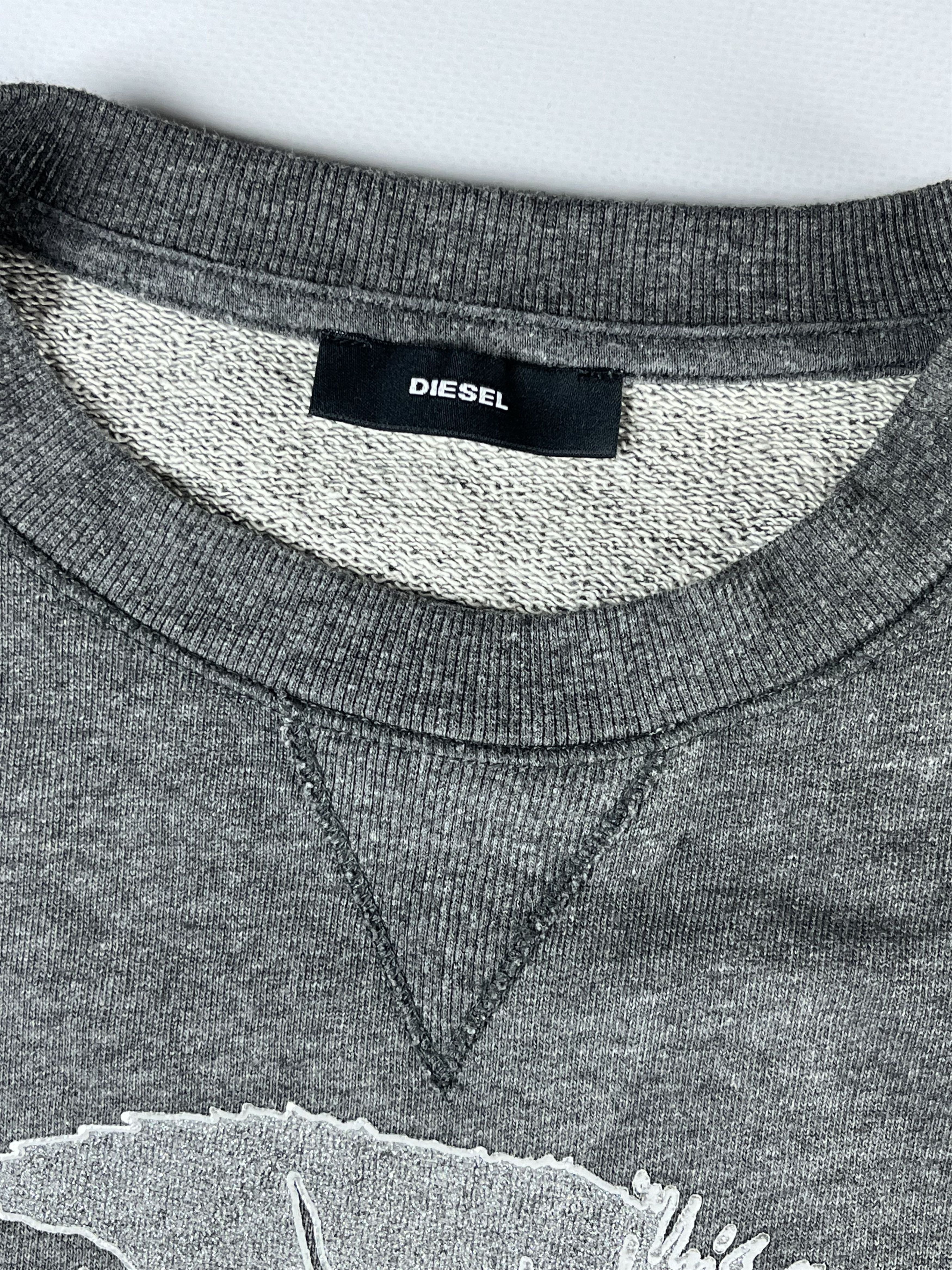 Diesel × Vintage Rare DIESEL Big Logo Vintage Sweatshirt Size US S / EU 44-46 / 1 - 2 Thumbnail