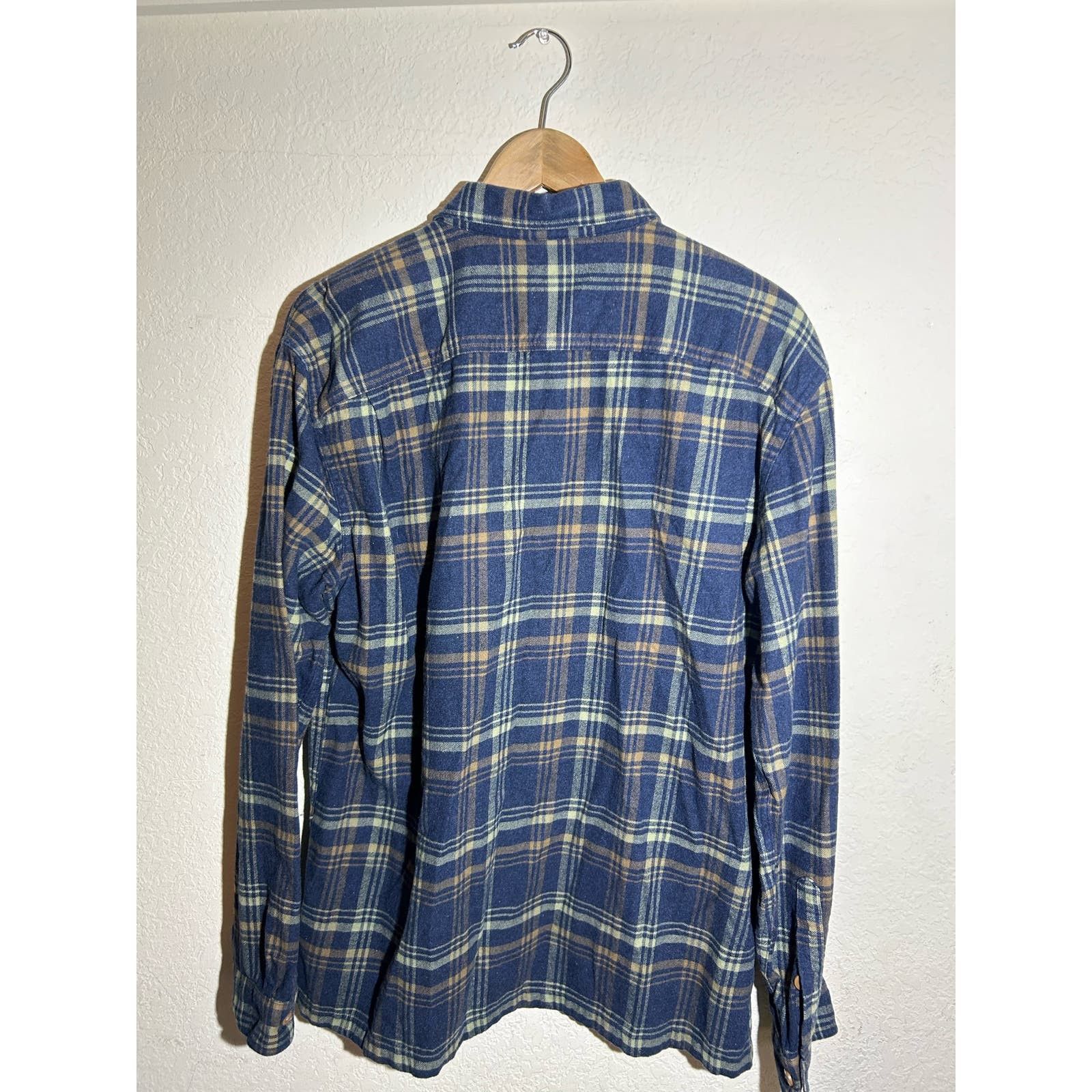 Patagonia Patagonia Men's Organic Cotton Blue Flannel Size Large Size US L / EU 52-54 / 3 - 4 Thumbnail