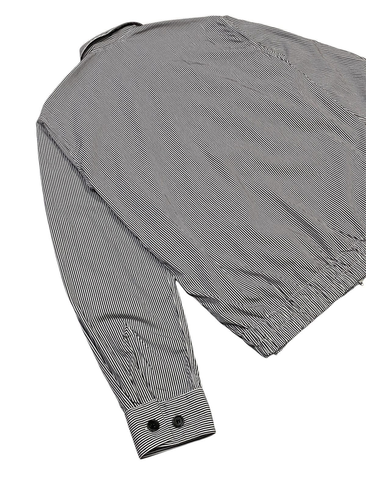 Dries Van Noten Dries Van Noten Charcoal Stripe Thin Cotton Jacket Size L / US 10 / IT 46 - 22 Thumbnail