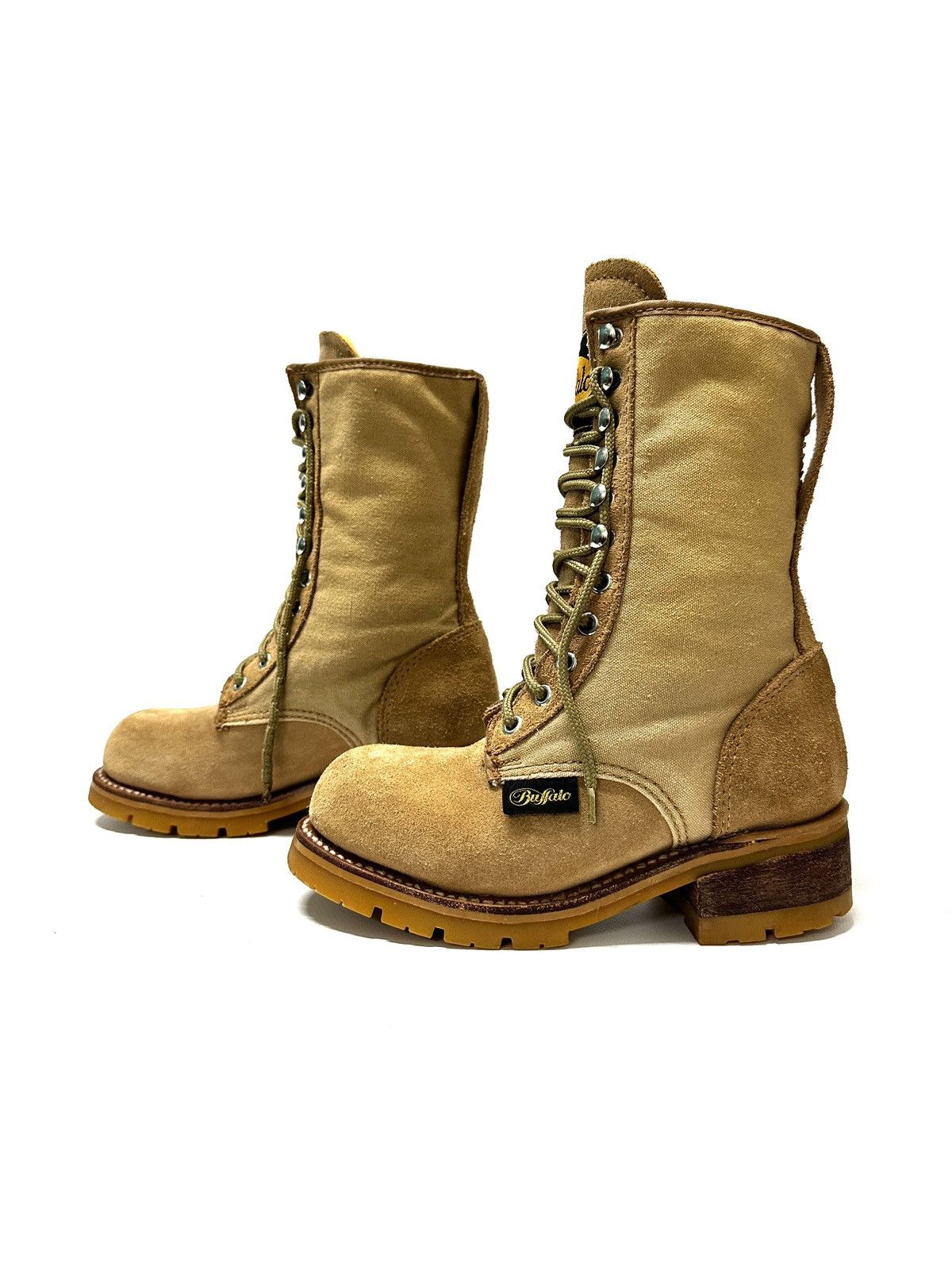 Buffalo London Buffalo Vintage Ankle Heel Avantgarde Boots Laces Shoes Size US 6 / IT 36 - 1 Thumbnail