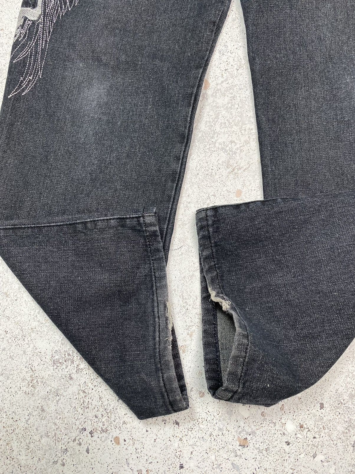 Vintage Vintage Tapout Rap Jeans Big Logo y2k Pants Baggy Skull Men Size US 38 / EU 54 - 10 Thumbnail