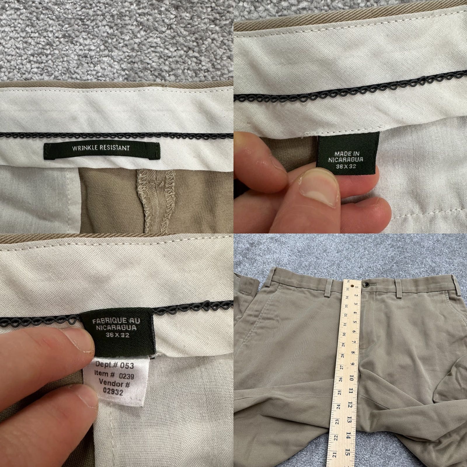 Eddie Bauer Eddie Bauer Pants Mens 36x32 Regular Brown Wrinkle Resistant Comfort Pockets Classic Outdoor Size US 36 / EU 52 - 8 Thumbnail