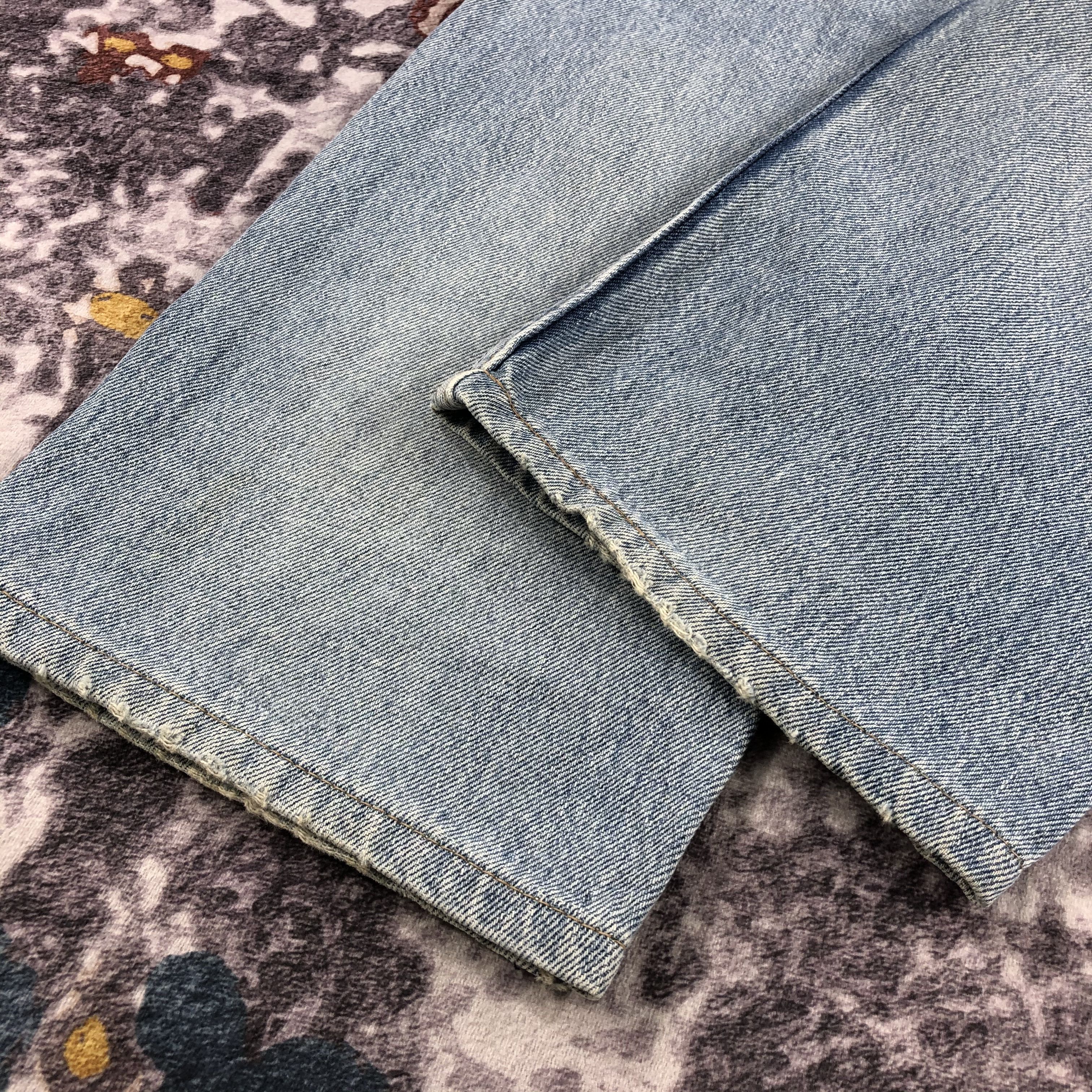 Levi's Vintage 90s Light Wash Levis 501 Jeans-JM2208 Size US 31 - 4 Thumbnail
