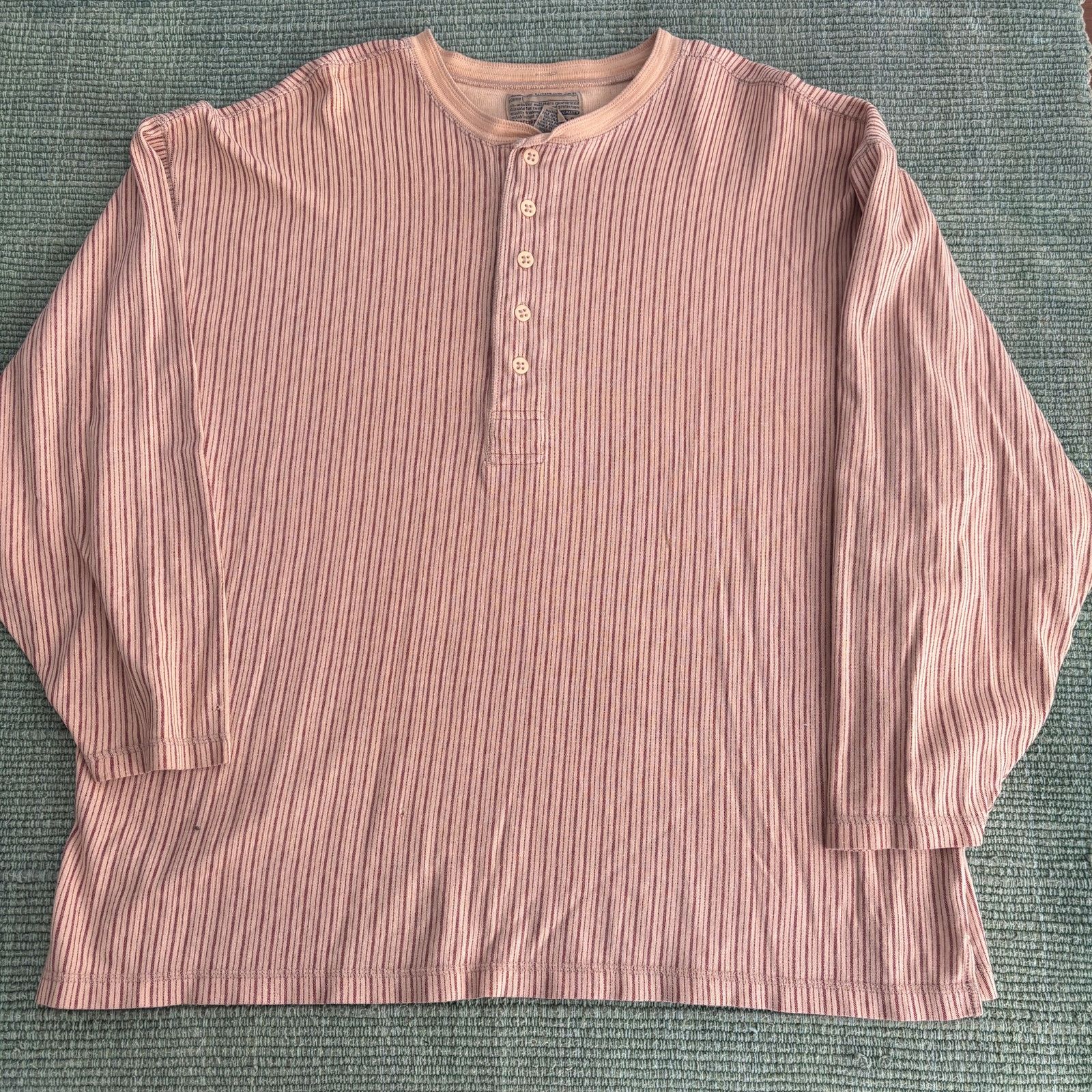 Abercrombie & Fitch 90s vintage abercombie & fitch striped cotton pajama shirt Size 44 - 1 Thumbnail