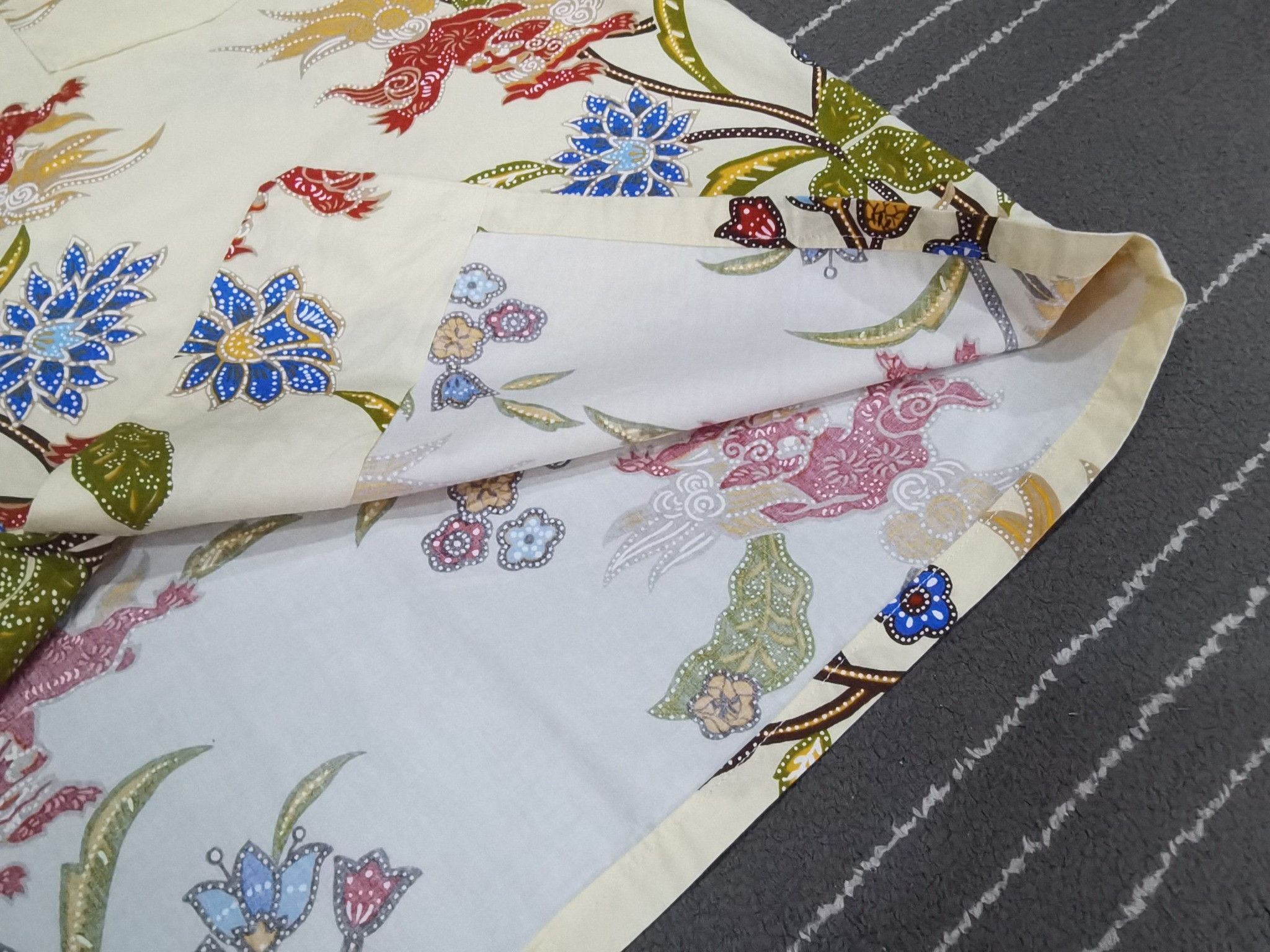 Japanese Brand Vintage batik Japanese dragon motif XL 1993 Size US XL / EU 56 / 4 - 5 Thumbnail