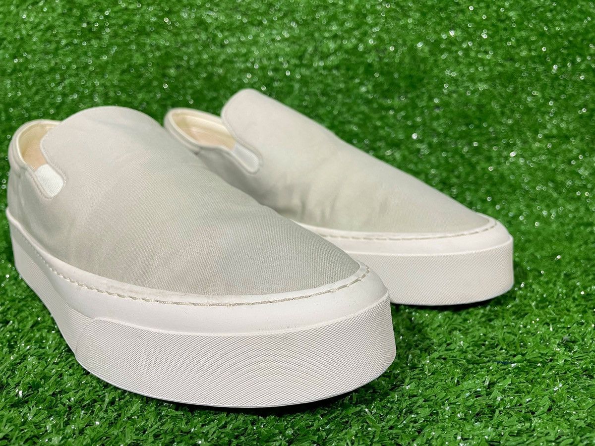 The Row The Row Loafer Ecru Marie Slip On Sneaker Leather Flat 36.5 Size US 6.5 / IT 36.5 - 5 Thumbnail