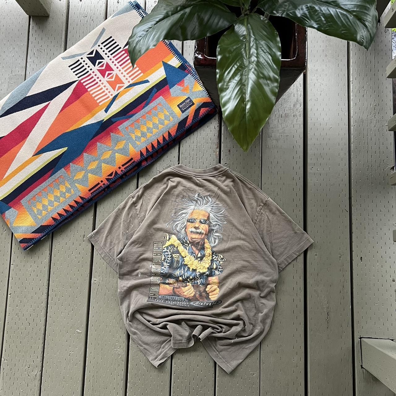 Vintage Vintage Albert Einstein Poipu Kauai Surf Shirt Reitveld Size US L / EU 52-54 / 3 - 1 Thumbnail