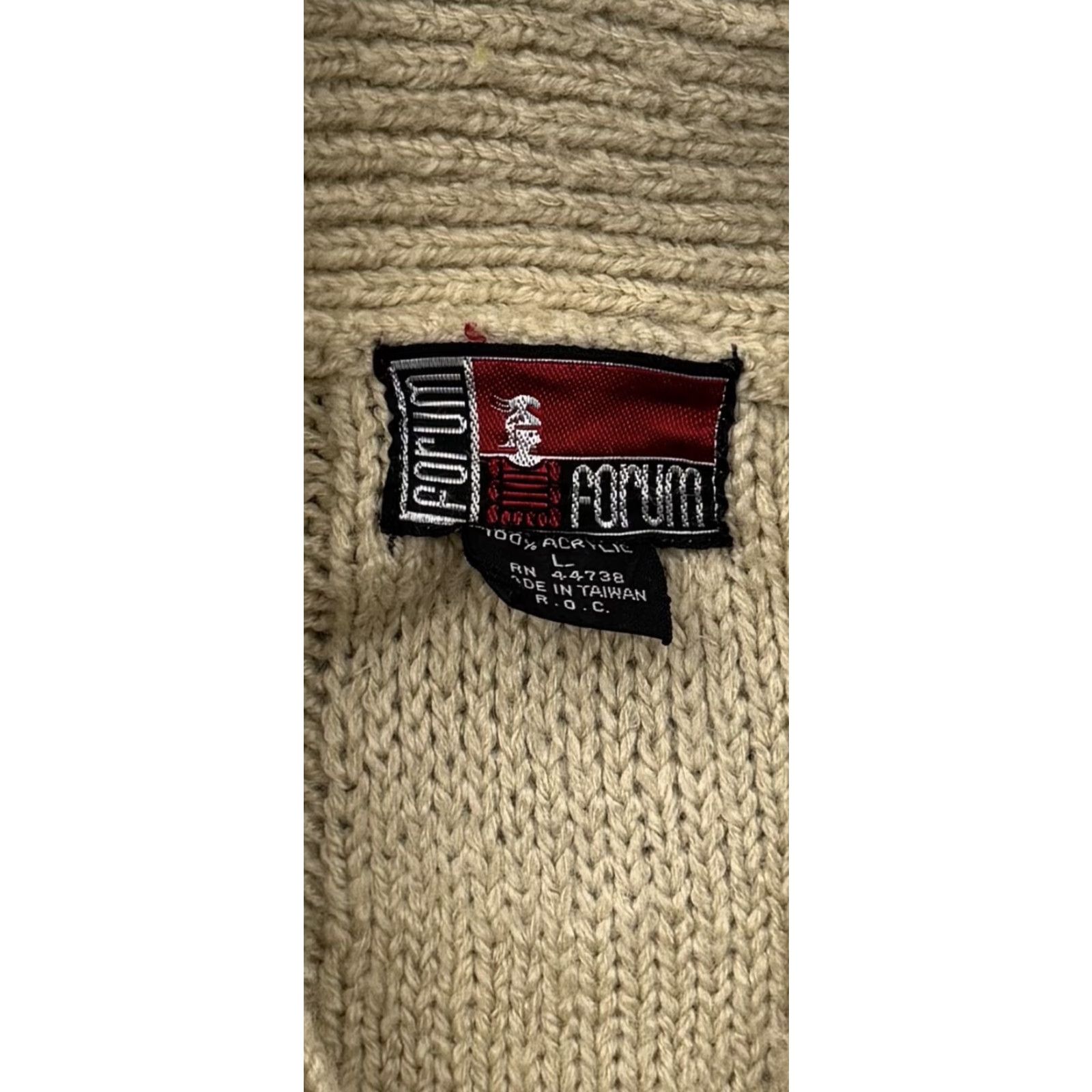 Vintage VINTAGE 90s Cardigan Sweater Womens Large Grandpacore Old Money Cozy Workwear Size L / US 10 / IT 46 - 6 Thumbnail