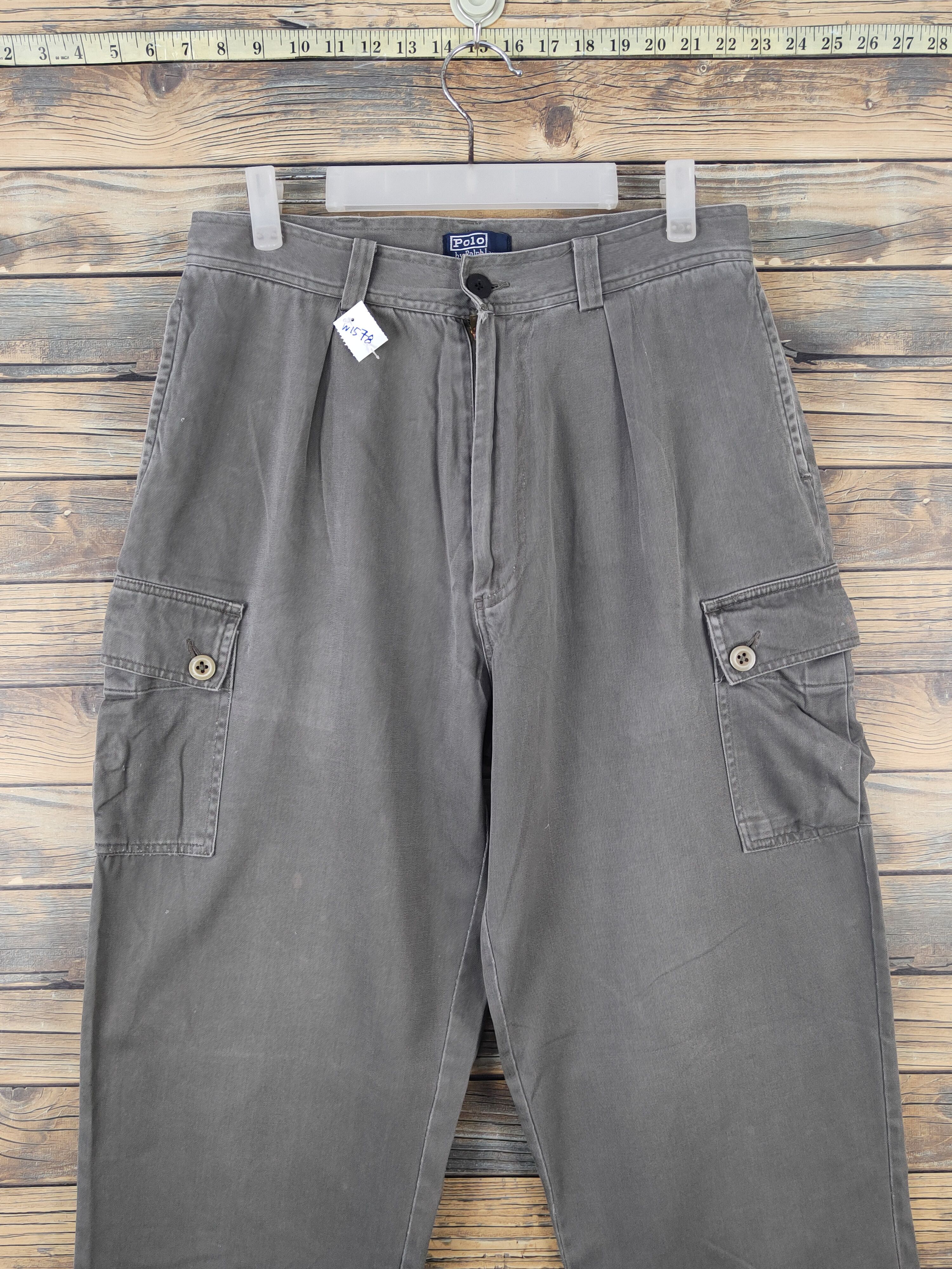 Polo Ralph Lauren Polo by Ralph Lauren Gray Multipocket Cargo Pants #W1578 Size US 32 / EU 48 - 2 Thumbnail