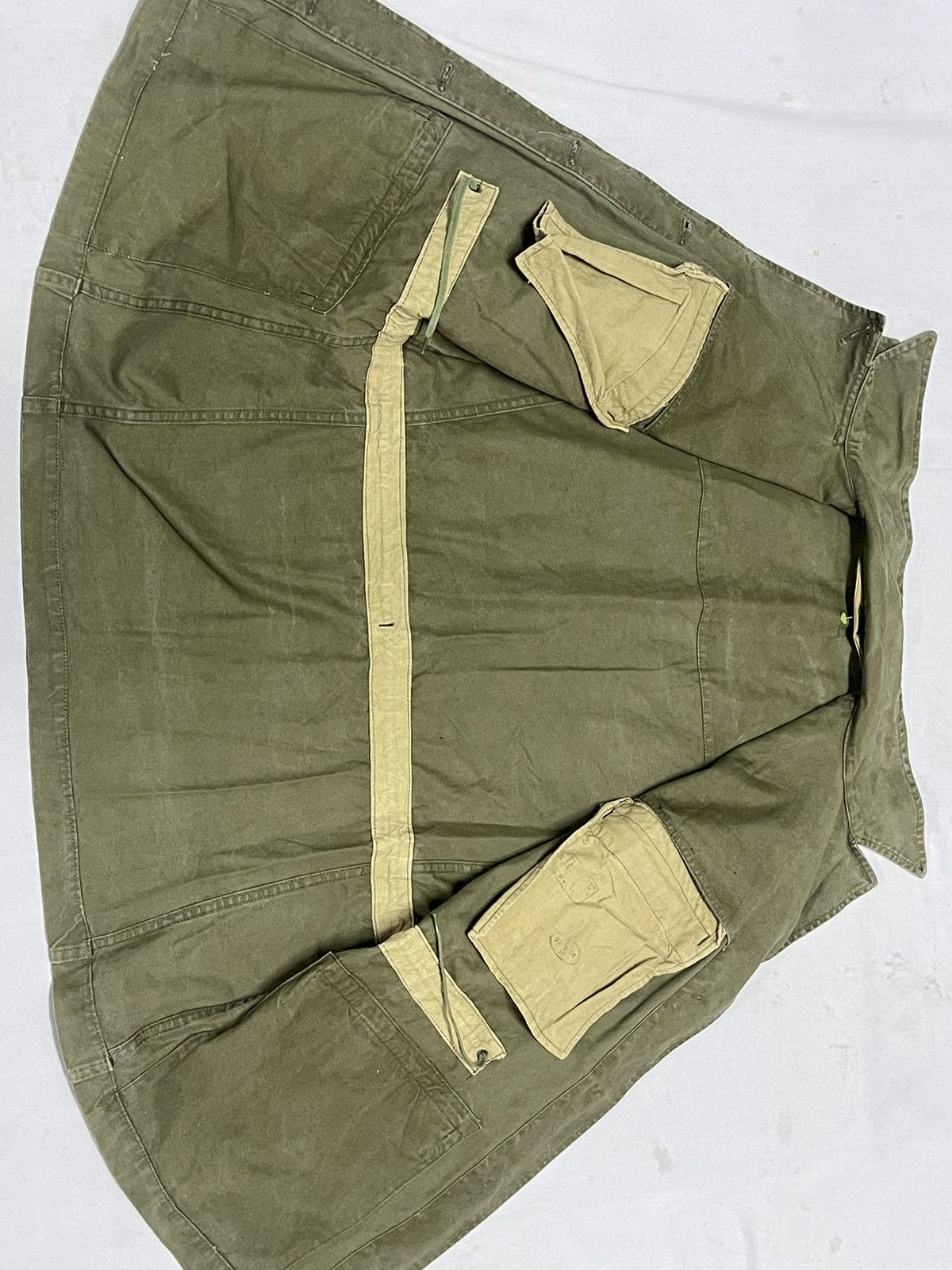 Vintage Vintage 50s French M47 Army Military Field Jacket Men's Size US S / EU 44-46 / 1 - 8 Thumbnail