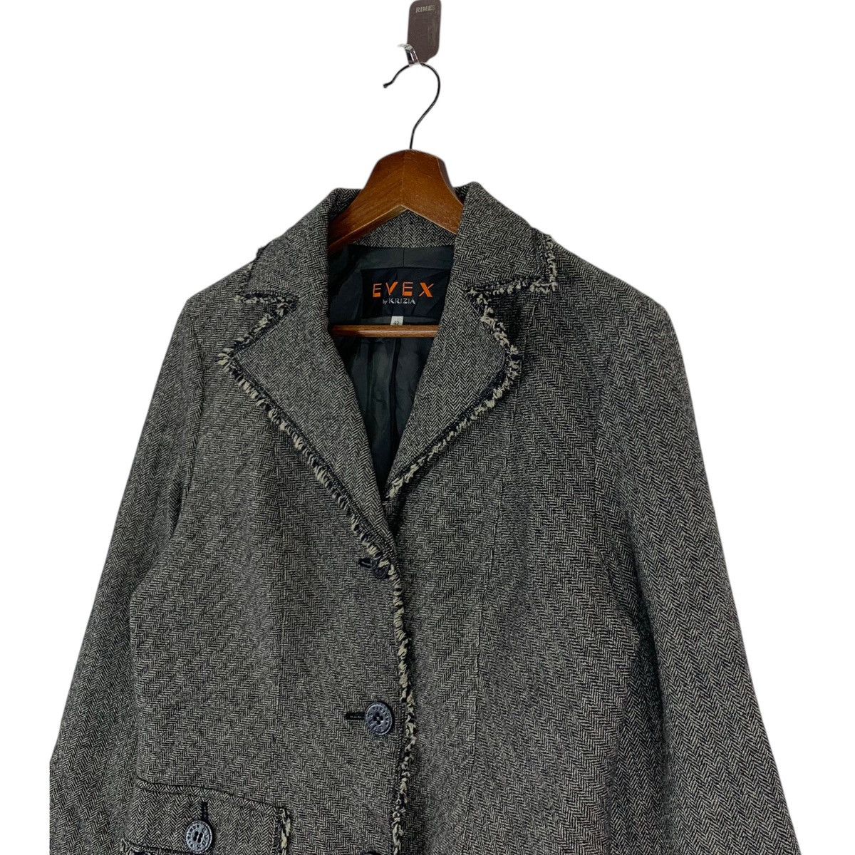 Krizia × Krizia Uomo Vintage Evex By Krizia Designer Coat Women Size S / US 4 / IT 40 - 3 Thumbnail