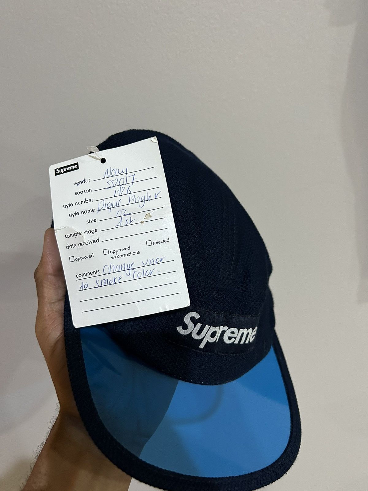 Supreme SAMPLE supreme navy angler cap Size ONE SIZE - 2 Thumbnail