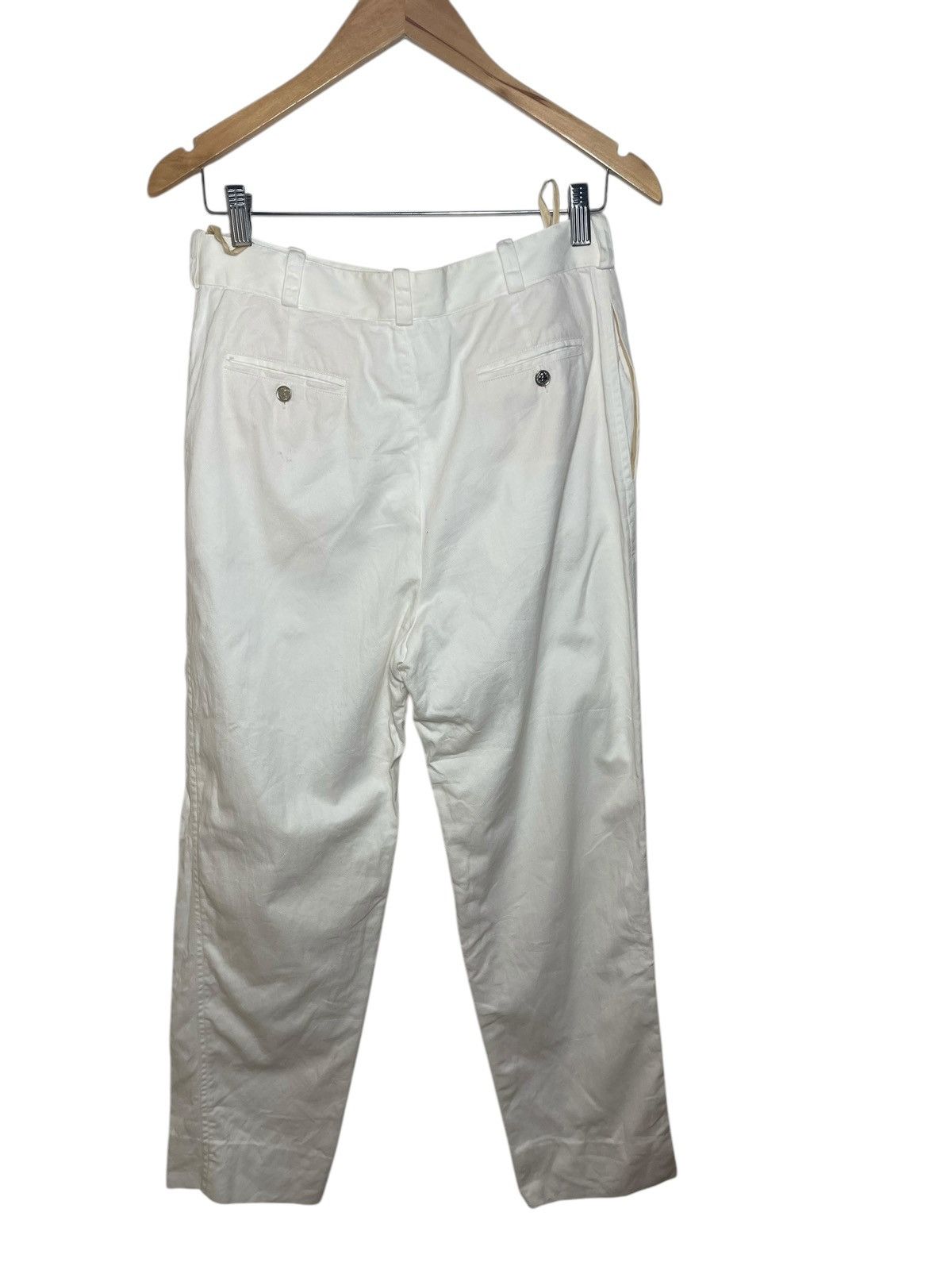 Chanel Vintage Chanel white pants Size 30" / US 8 / IT 44 - 2 Thumbnail