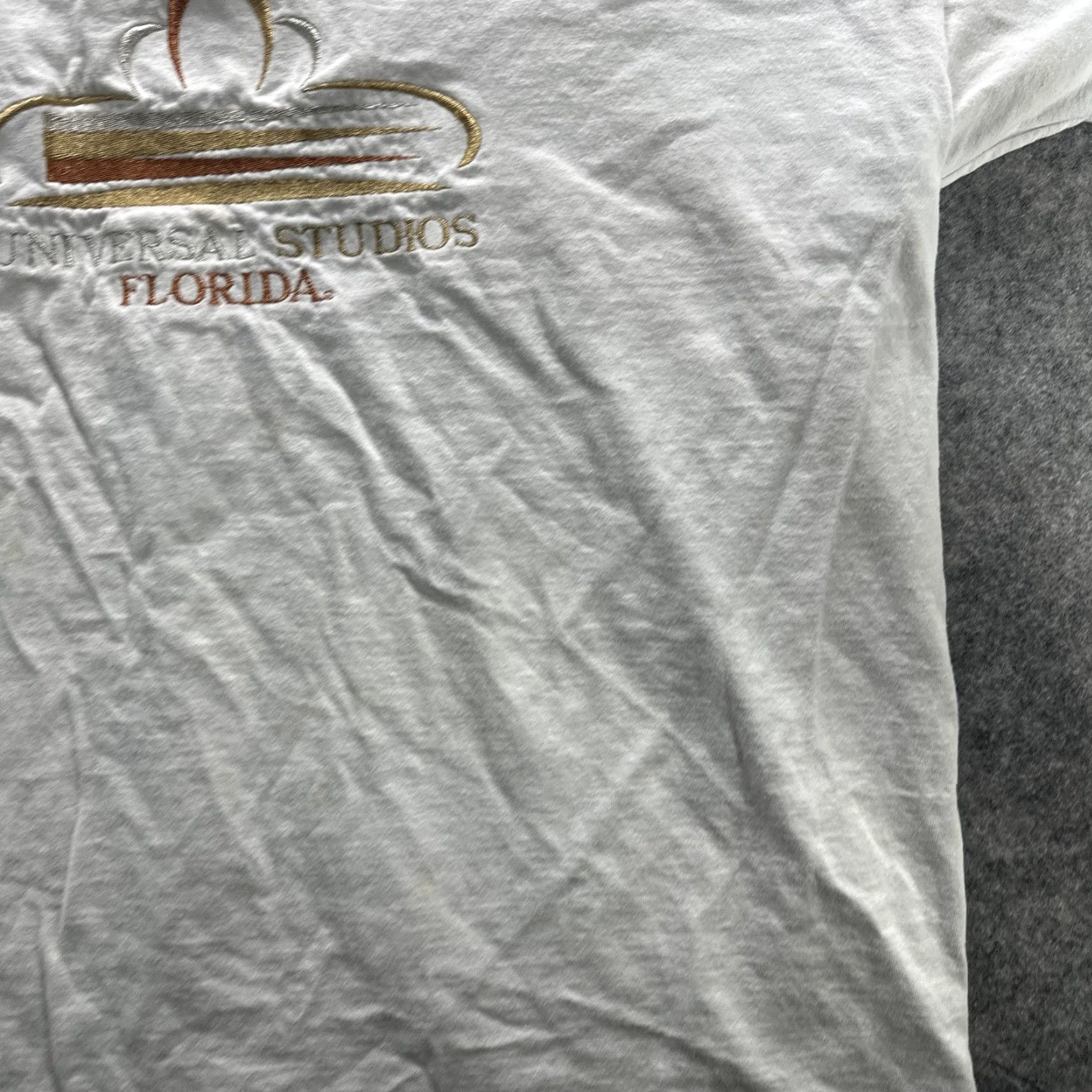 Vintage VINTAGE Universal Studios Florida Shirt Mens 2XL White Embroidered Made USA 90s Size US XXL / EU 58 / 5 - 7 Thumbnail