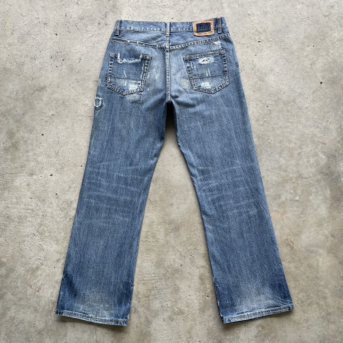 Abercrombie & Fitch Vintage Abercrombie&Fitch FLARE Distressed Faded Jeans Pants Size US 32 / EU 48 - 14 Thumbnail