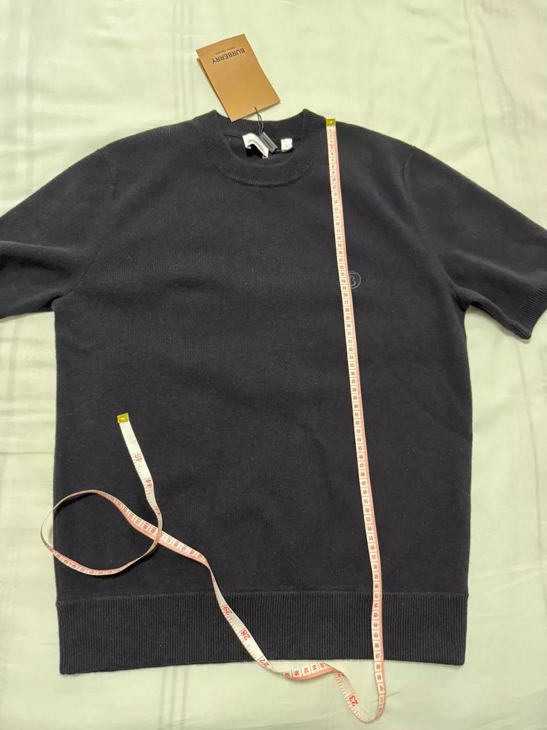 Burberry Burberry Burberry Cashmere Short Sleeve Top for Men-2507 Size US S / EU 44-46 / 1 - 5 Thumbnail