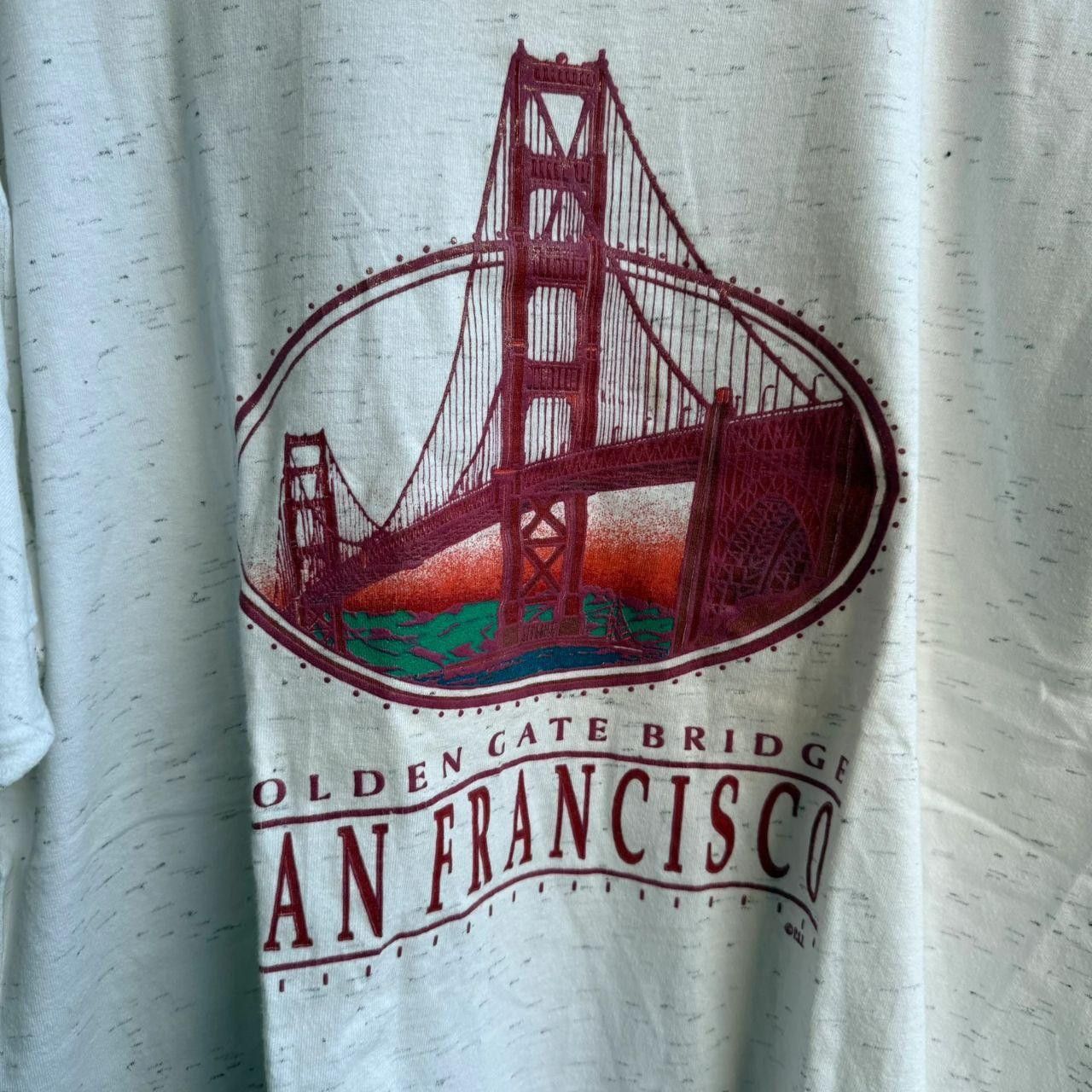 Vintage San Francisco Vintage T shirt Spellout 90s Size US L / EU 52-54 / 3 - 4 Thumbnail