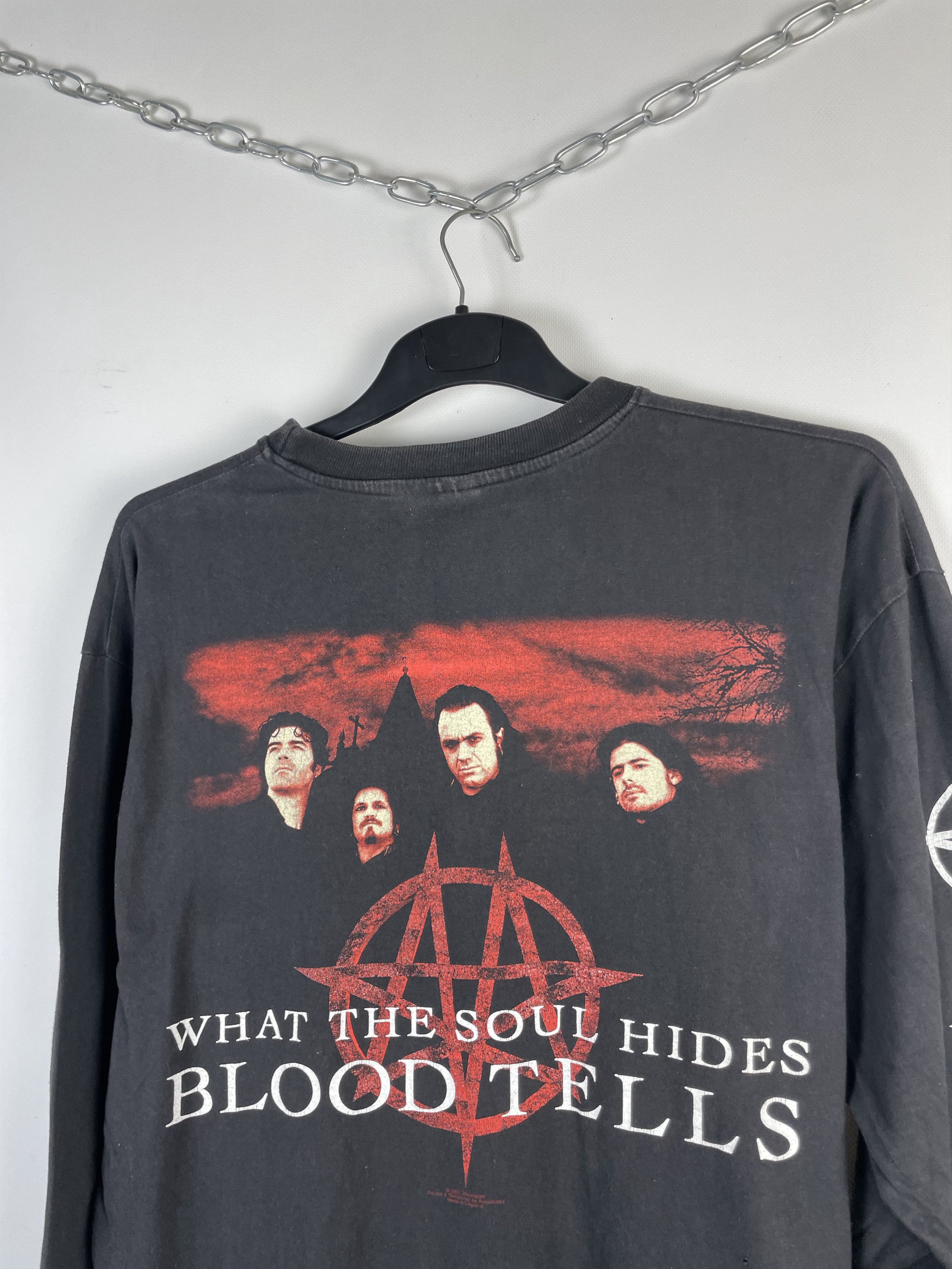 Band Tees × Vintage Vintage Y2K MOONSPELL Long Sleeve Size US XL / EU 56 / 4 - 10 Thumbnail