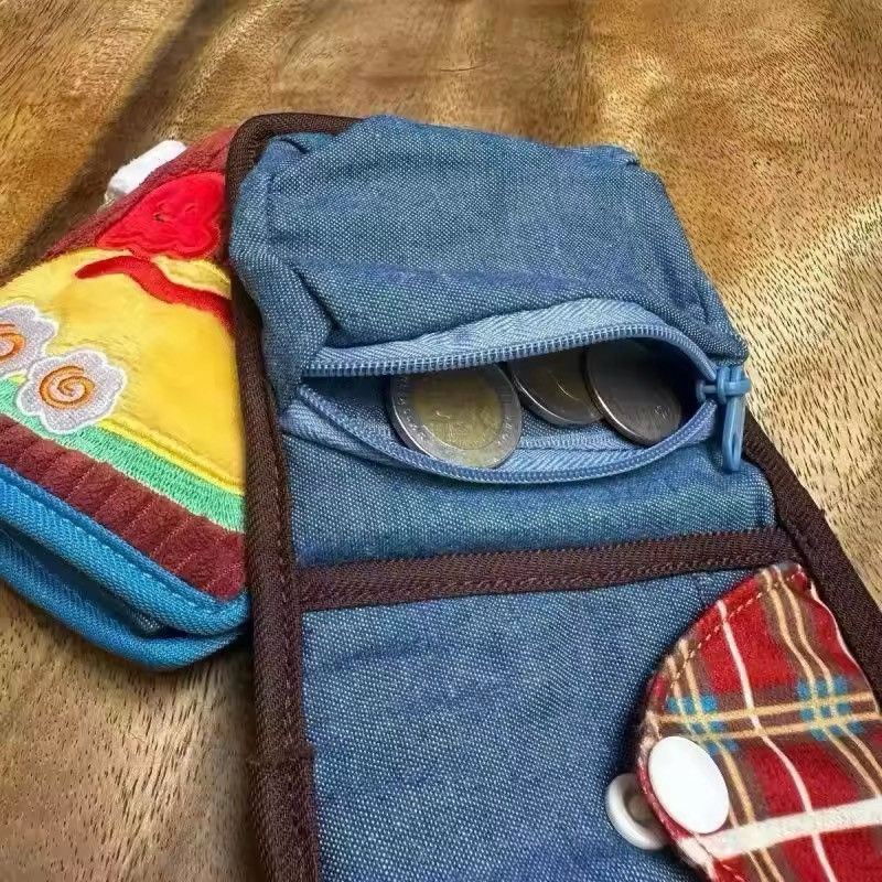 Japanese Brand × Vintage Cute Canvas Wallet Size ONE SIZE - 6 Thumbnail