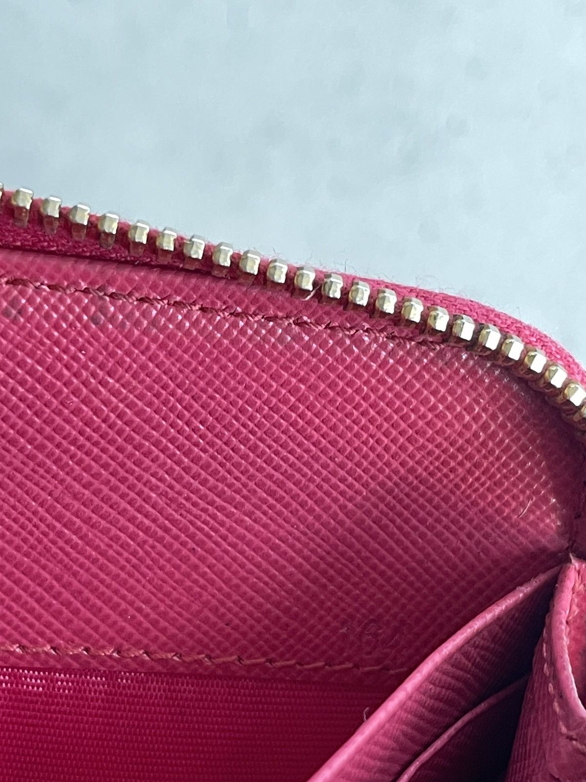 Prada Prada Saffiano Leather Zippy Wallet Size ONE SIZE - 5 Thumbnail