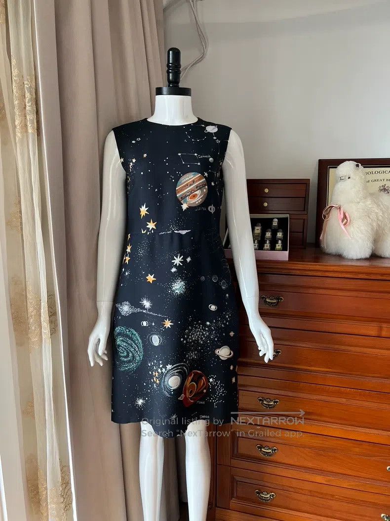 Valentino Main line starry sky universe dress