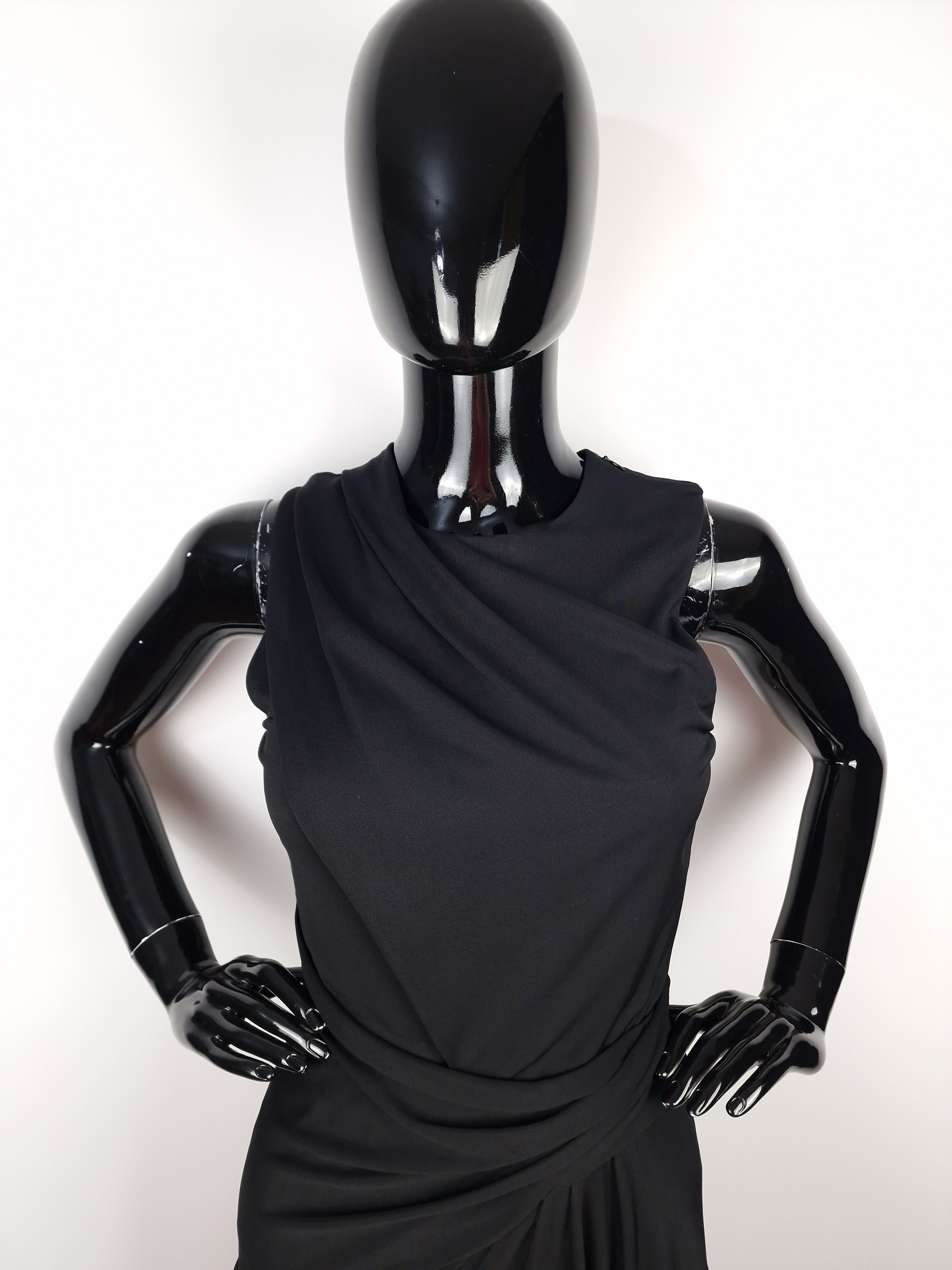 Alexander Wang Alexander Wang Draped Black Cocktail Dress Size S / US 4 / IT 40 - 5 Thumbnail