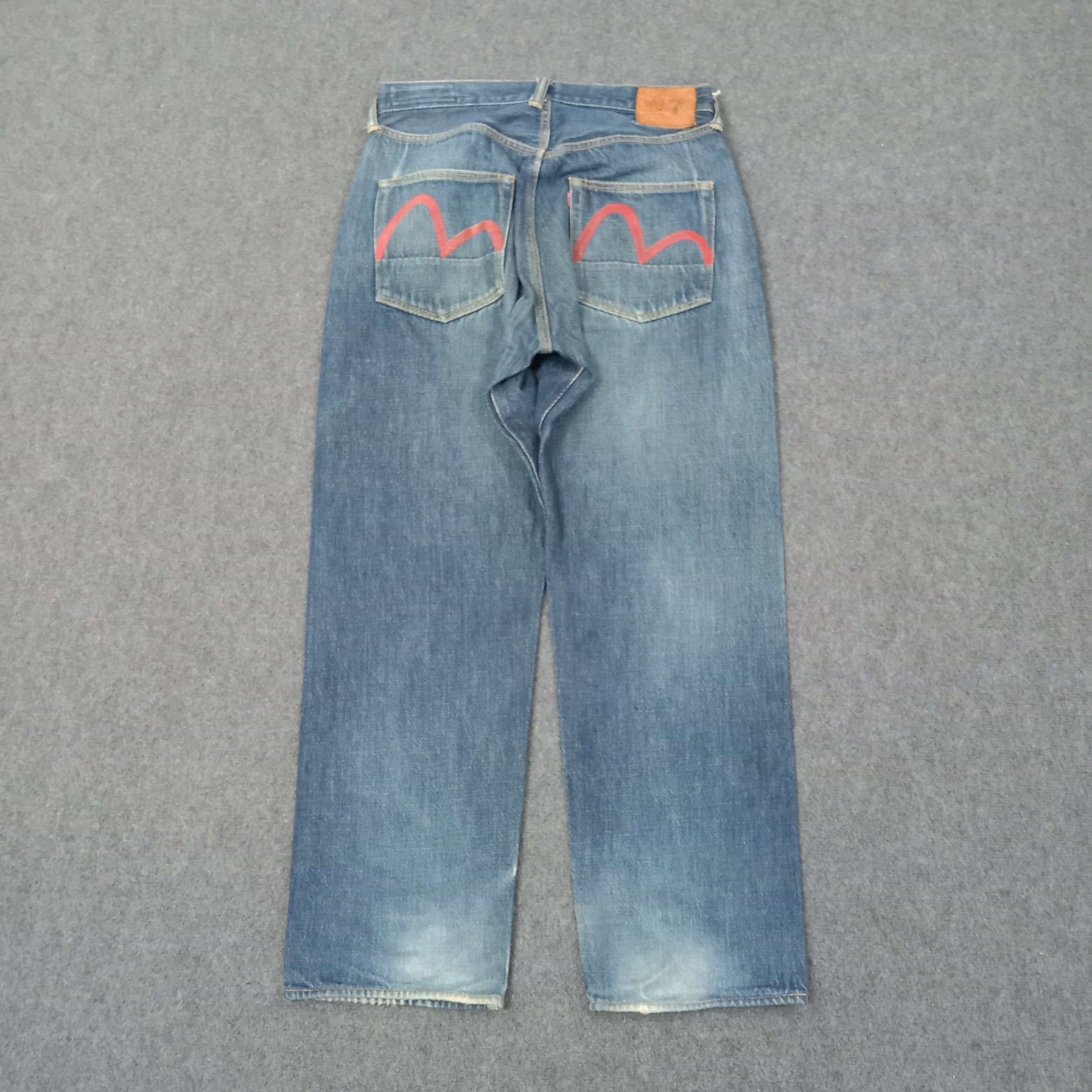 Evisu Evisu Japanese Brand Daicock Custom Art Denim Jeans C228N18 Size US 32 / EU 48 - 6 Thumbnail