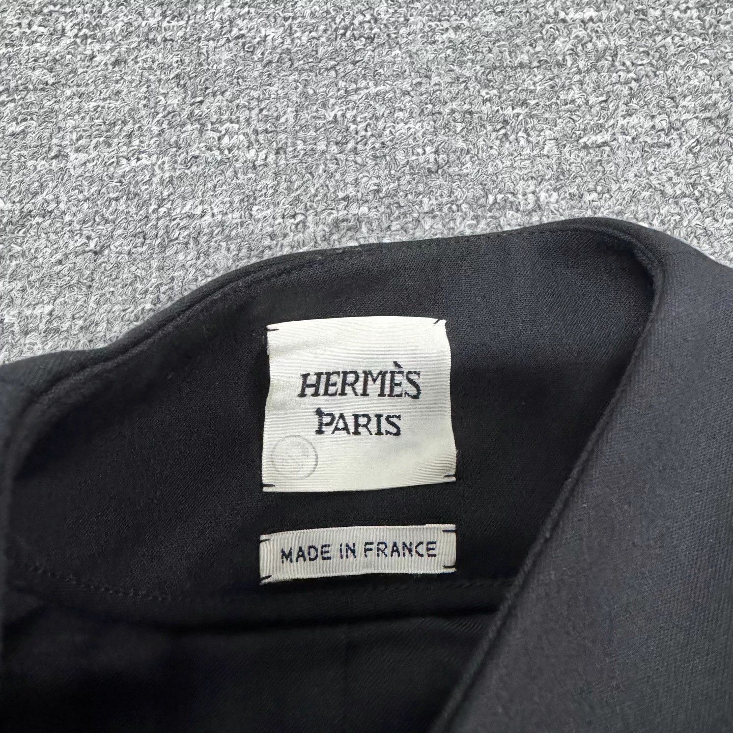 Hermes Hermes collarless wool blazer old money new Chinese 34 Size XS / US 0-2 / IT 36-38 - 5 Thumbnail