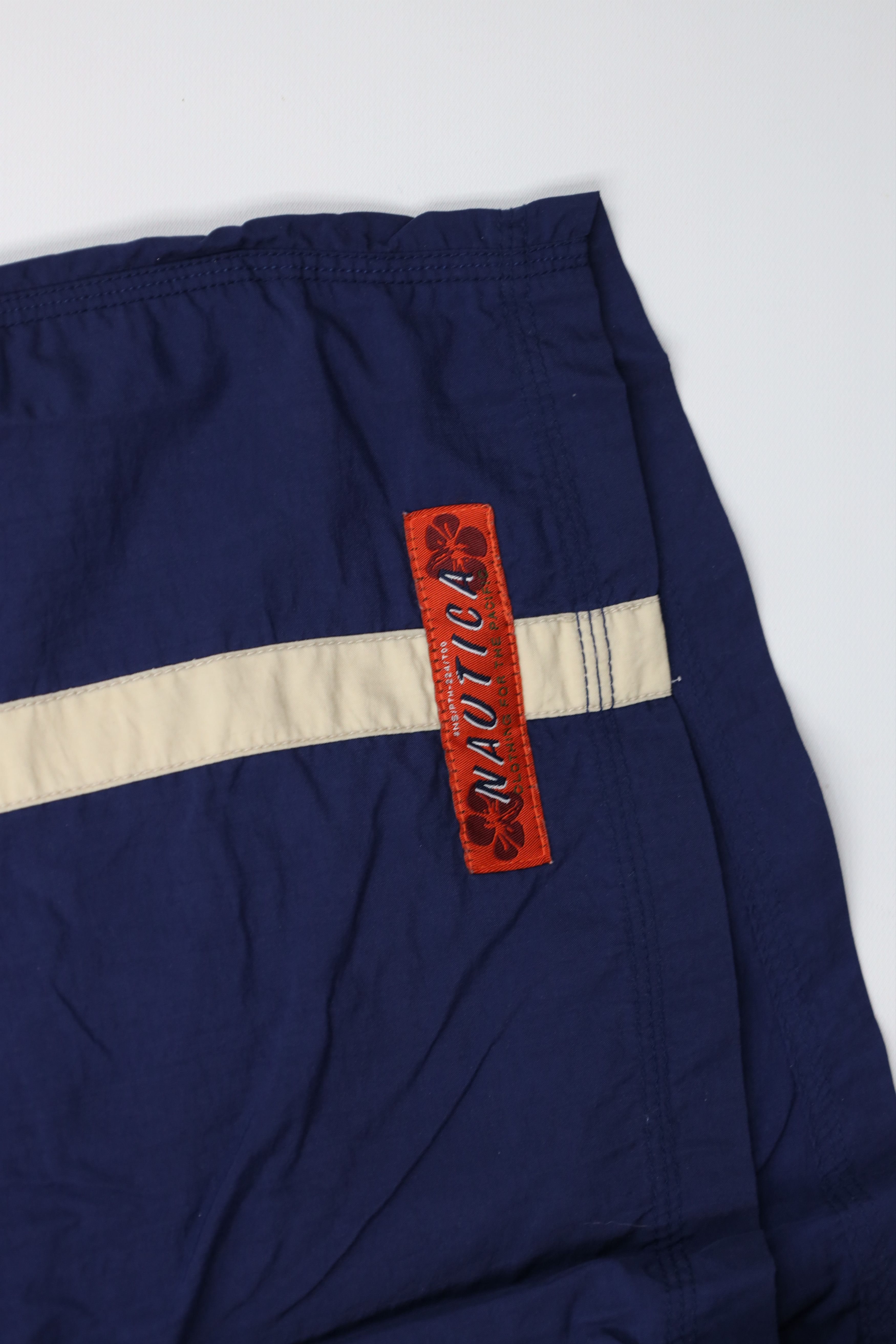 Nautica Vintage 90s Nautica Above Knee Lined Shorts Swim Trunks Size US 34 / EU 50 - 5 Thumbnail