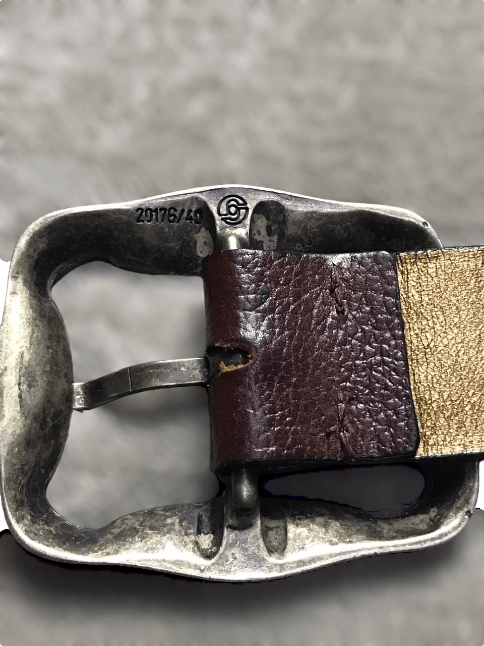 Leather Limited Edition Studded Leather Belt by Facondini Italy Size ONE SIZE - 9 Thumbnail