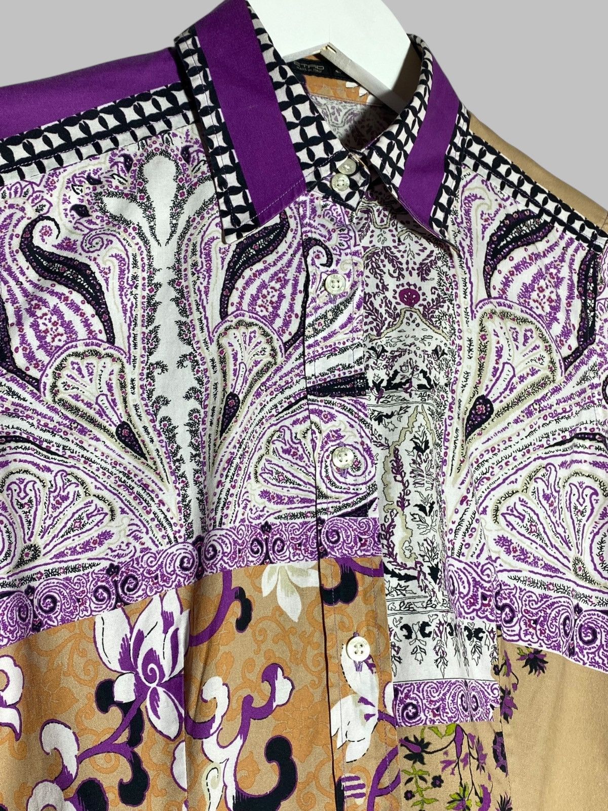 Etro 🔥 ETRO PAISLEY WOMEN’S SHIRT ITALIAN LUXURY PSYCHEDELIA Size S / US 4 / IT 40 - 3 Thumbnail