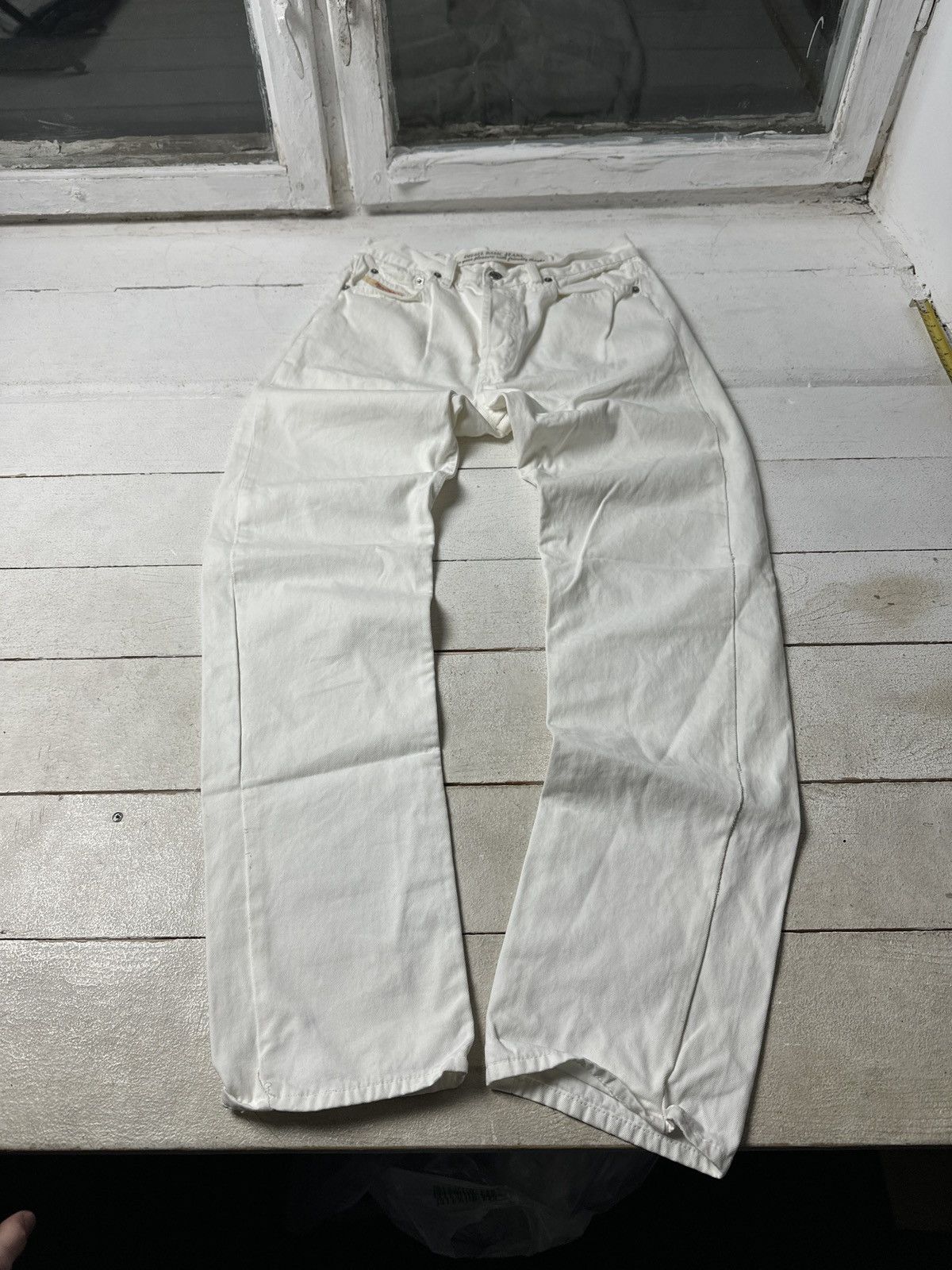 Diesel 🚨 RARE DIESEL MEN DENIM JEANS AVANT GARDE IFSIXWASNINE Y2K Size US 33 - 1 Thumbnail