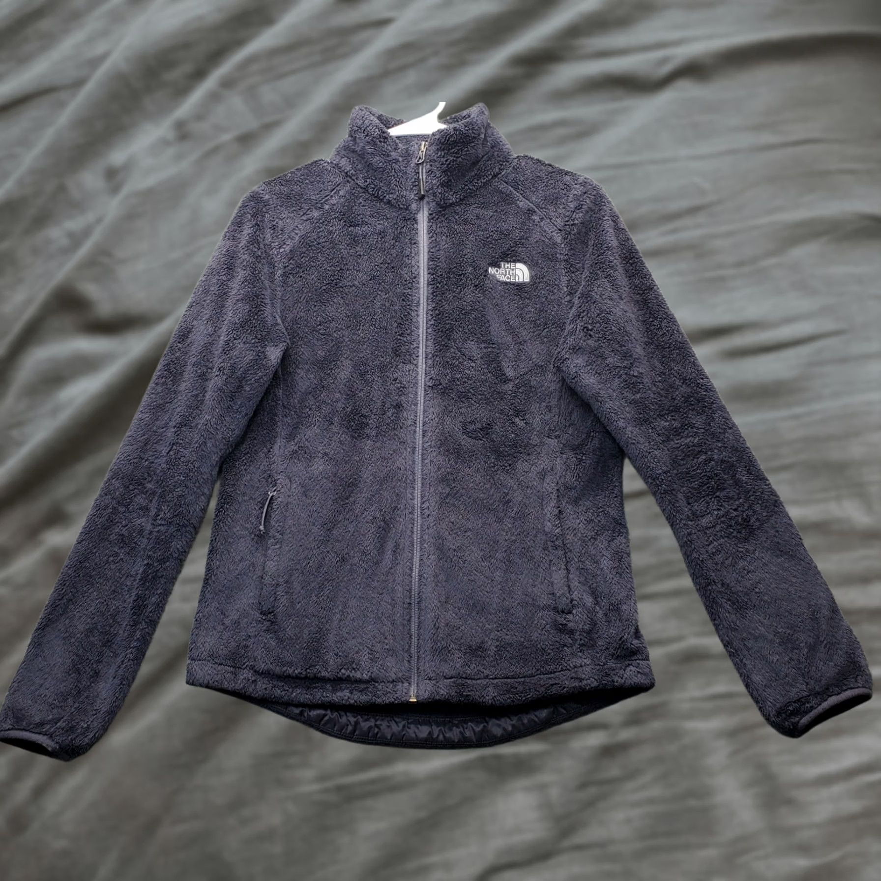 The North Face The North Face Jacket Women Small Navy Zipped Pockets Mock Neck Pony Logo Zipper Size S / US 4 / IT 40 - 1 Thumbnail