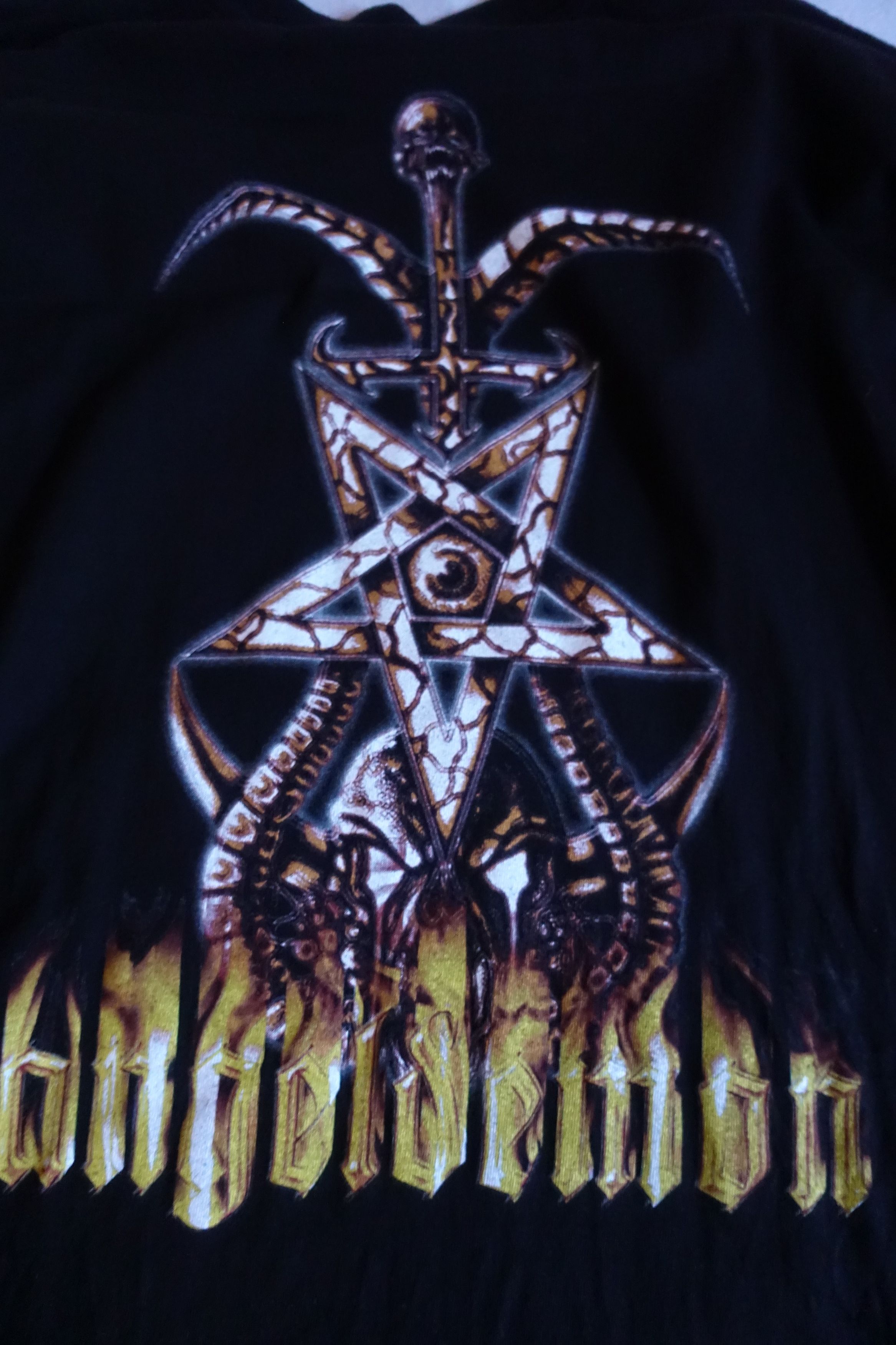 Band Tees Infestdead "Angeldemon" 1997 Longsleeve swedish Death Metal Size US XL / EU 56 / 4 - 6 Thumbnail