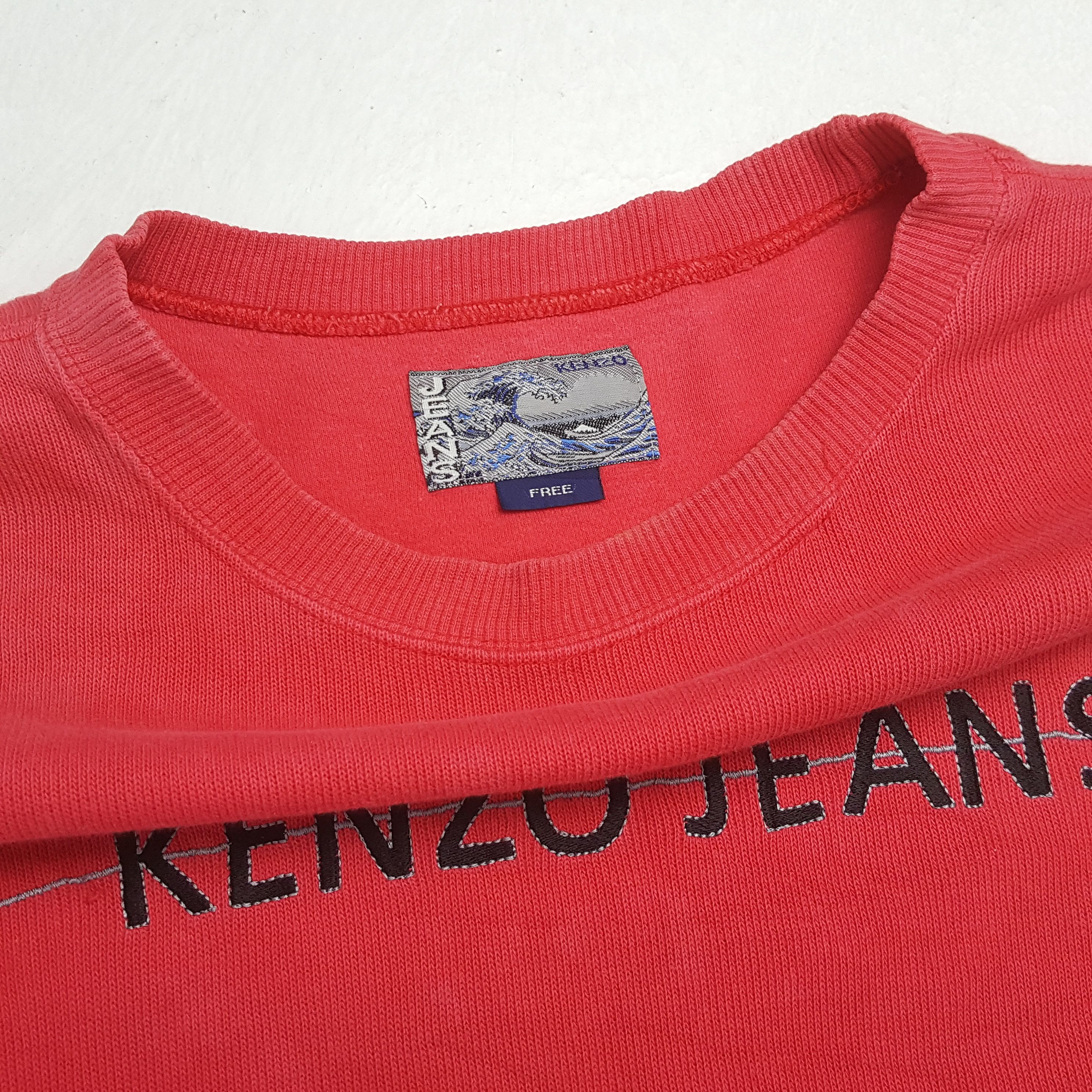 Japanese Brand × Kenzo × Vintage KENZO JEANS Japanese Brand Sweatshirt Size US XL / EU 56 / 4 - 10 Thumbnail