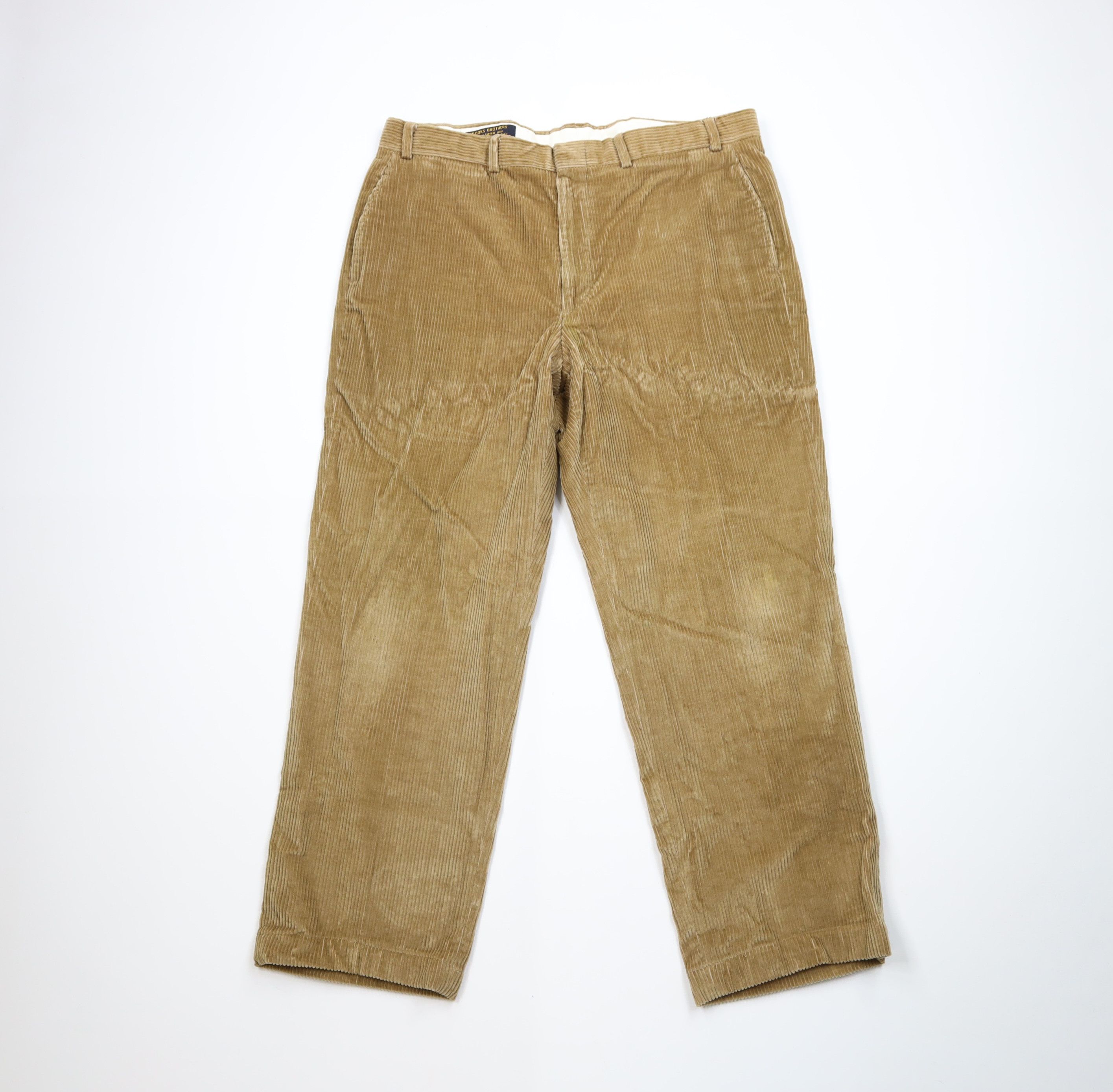 Brooks Brothers Vintage 80s 90s Brooks Brothers Wide Leg Chino Pants Size US 38 / EU 54 - 1 Thumbnail