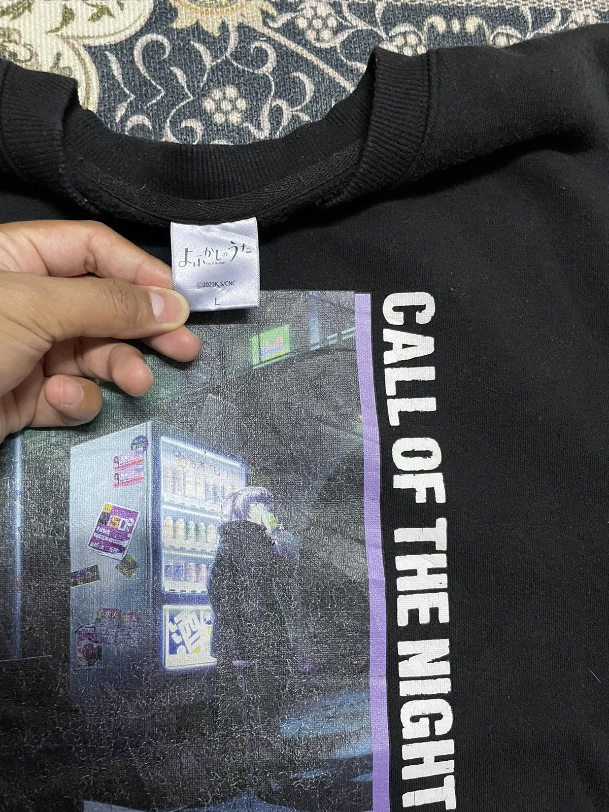 Anime × Japanese Brand Anime Call Of The Night Sweatshirt Size US L / EU 52-54 / 3 - 3 Thumbnail