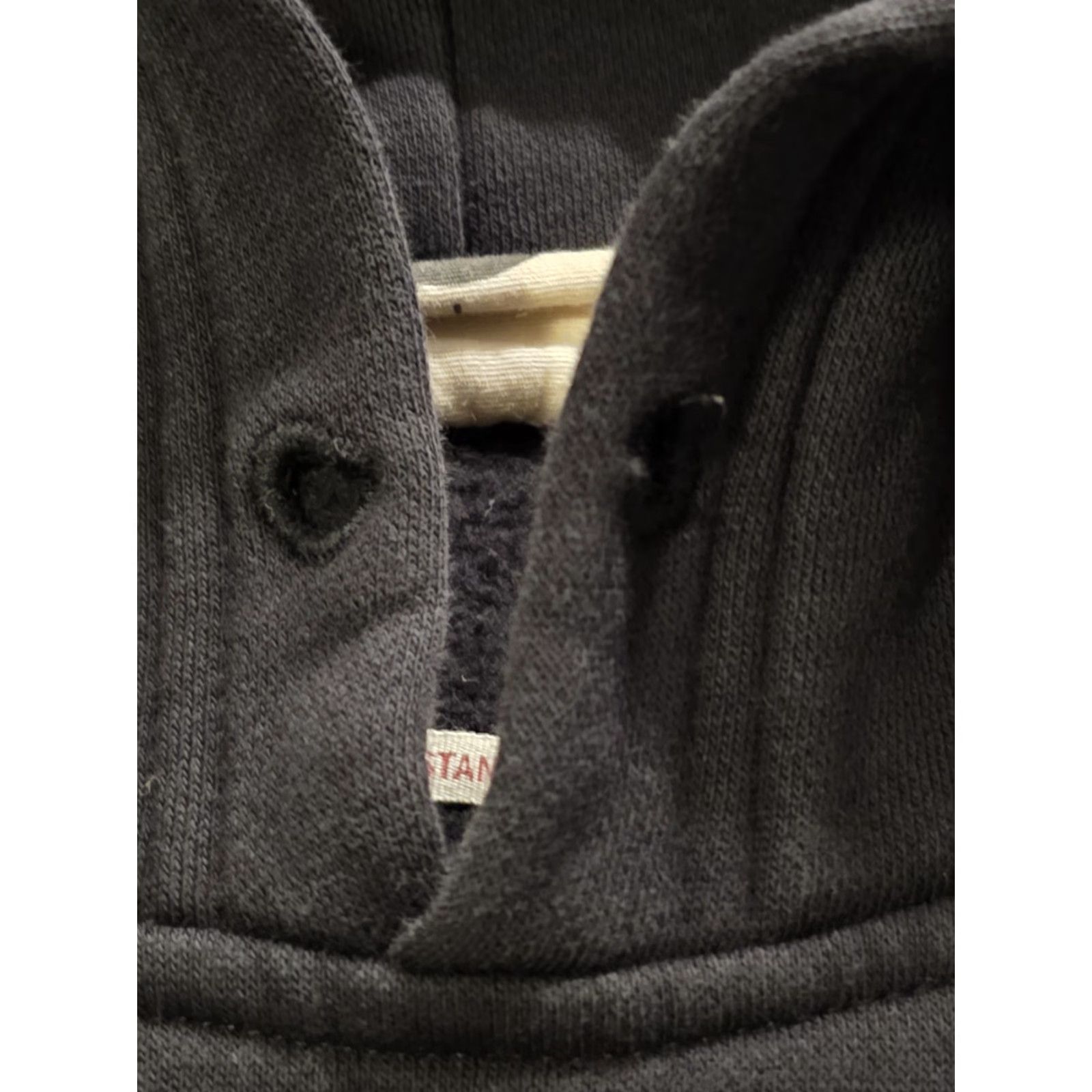 Levi's VINTAGE Levi's SilverTab Hoodie Center Logo Spellout Black Men L Cotton Fleece Graphic Print Hooded Pockets Crew Neck Retro Grunge 90s Size US L / EU 52-54 / 3 - 4 Thumbnail