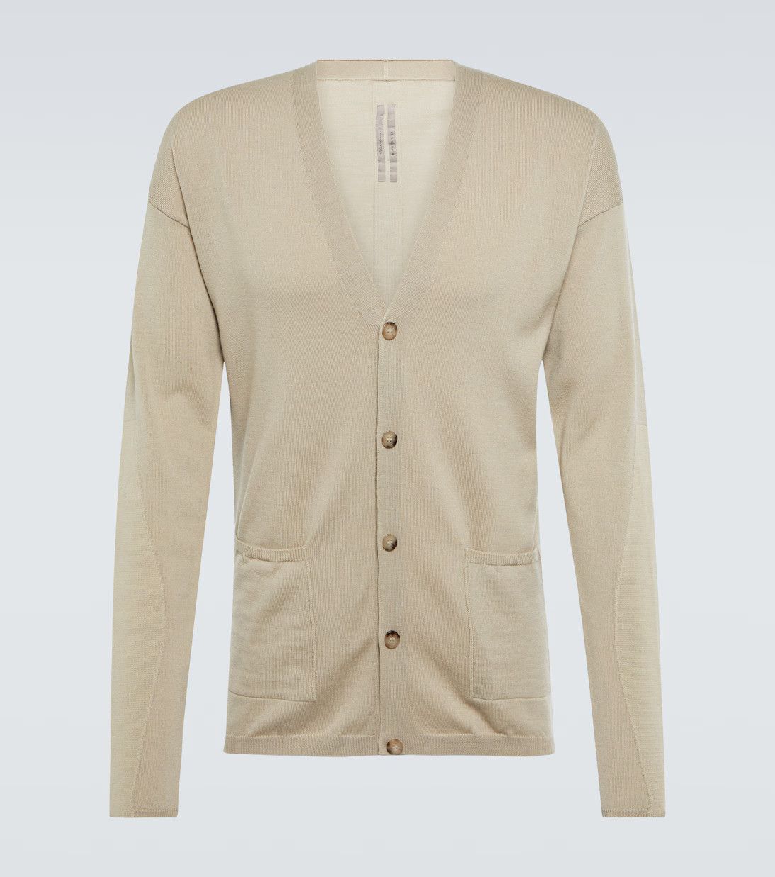 Rick Owens o1y0325 Cardigan in Beige Size US L / EU 52-54 / 3 - 1 Thumbnail