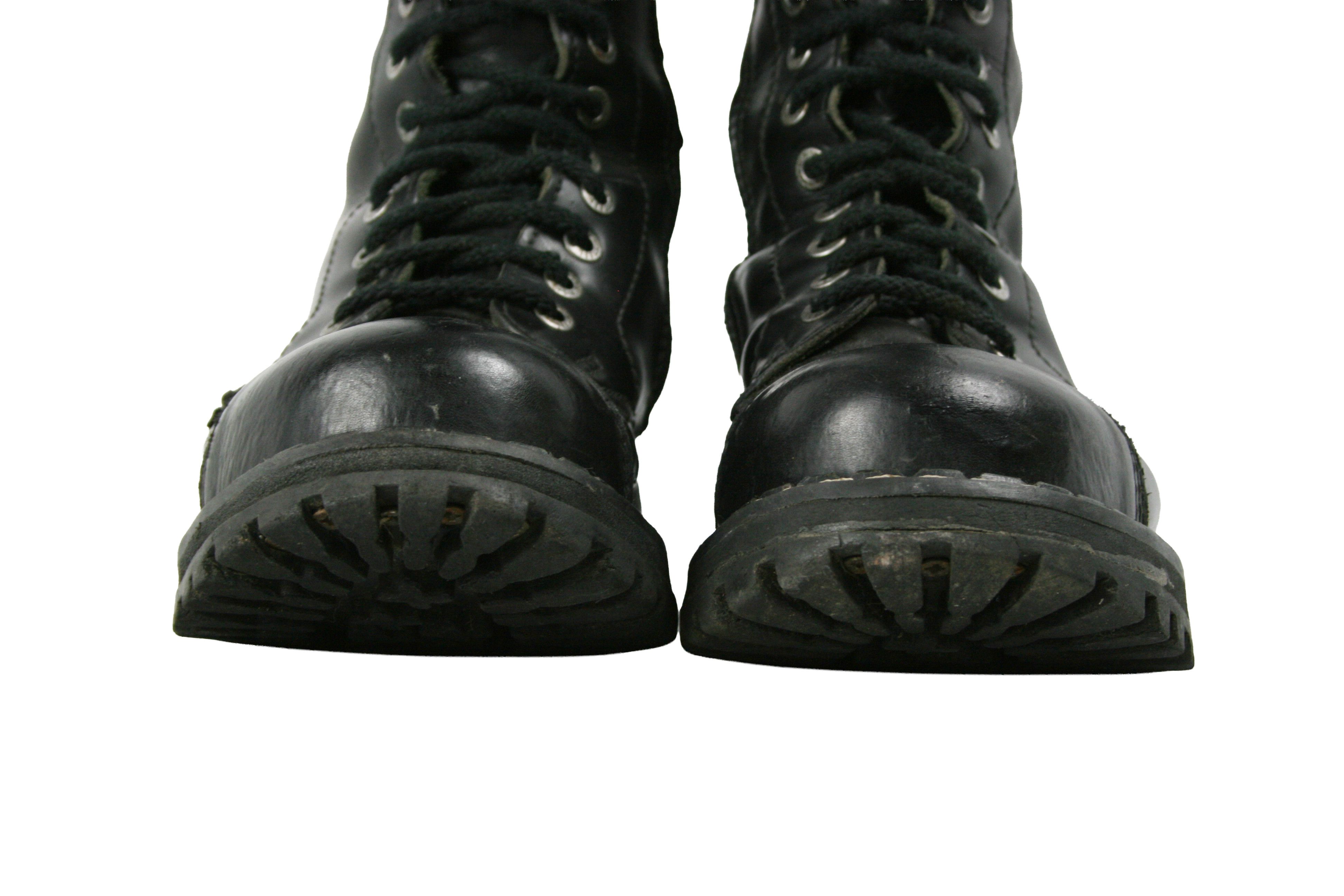 Other Steel 00S Buldozer Metal Rock Y2K High Punk Boots Vintage Size US 9 / IT 39 - 4 Thumbnail