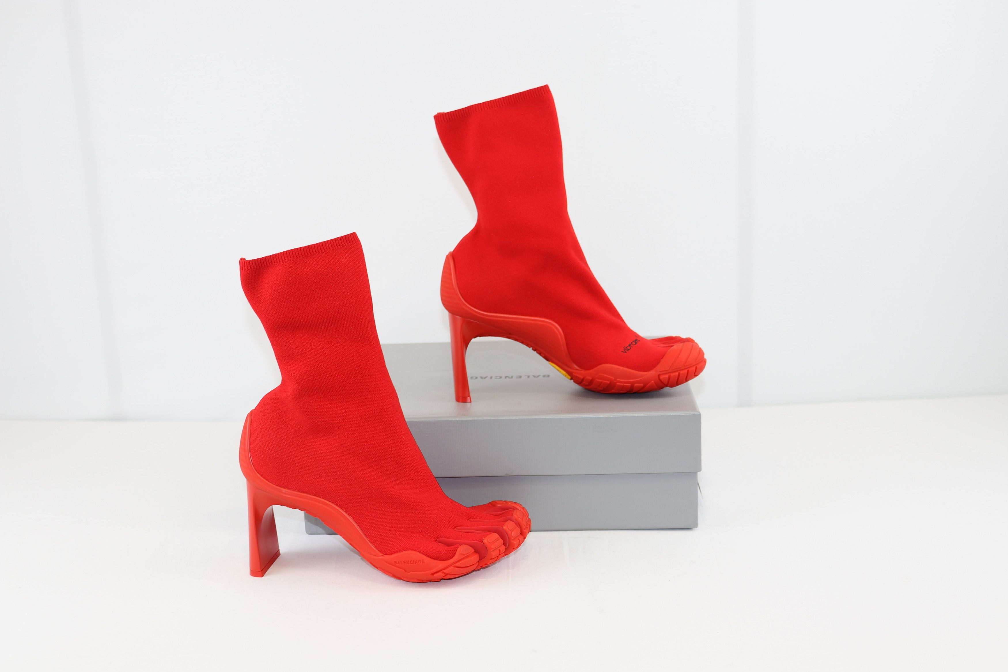 Red balenciaga heels online
