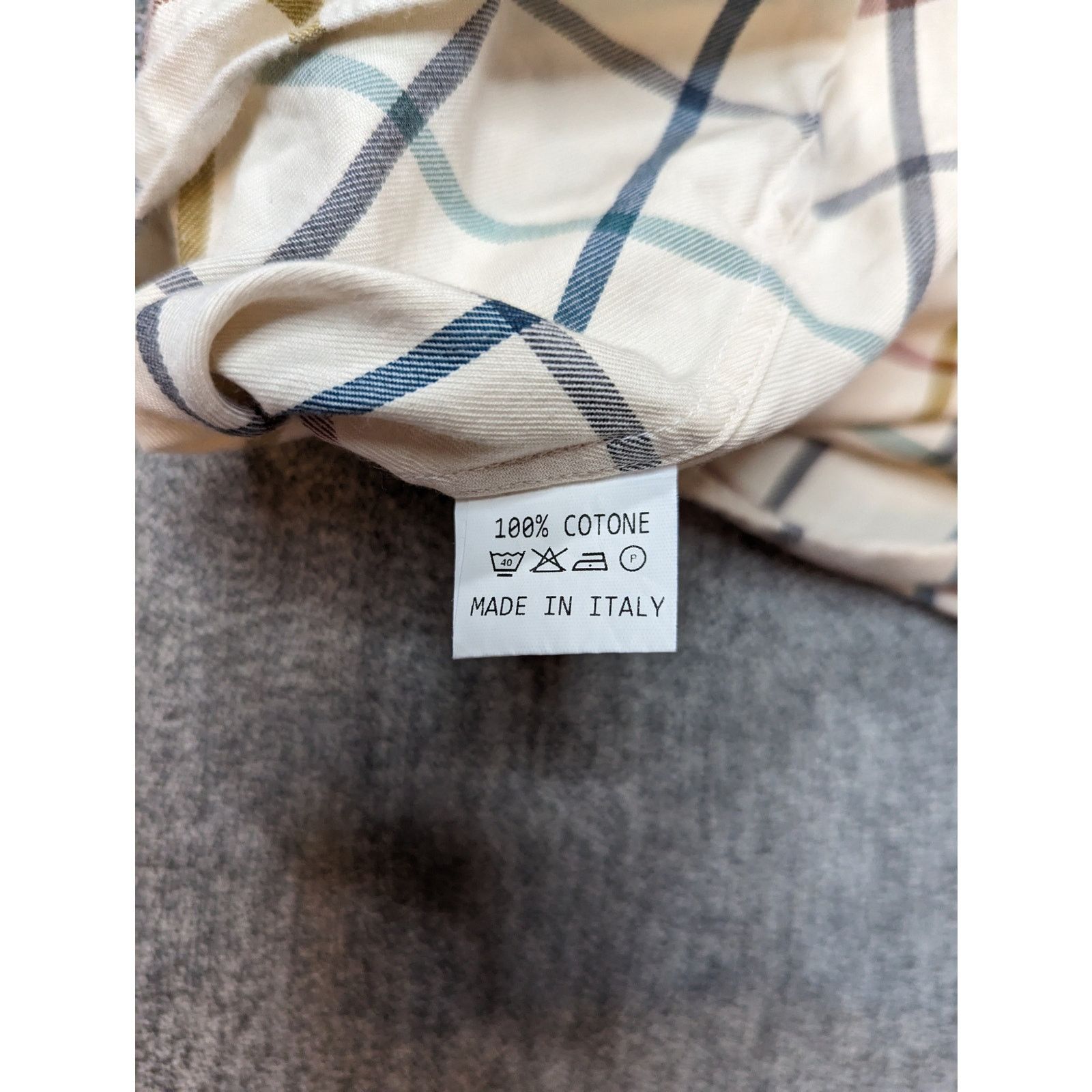Other Solemare multi-color windowpane button down sz XL Size US XL / EU 56 / 4 - 5 Thumbnail